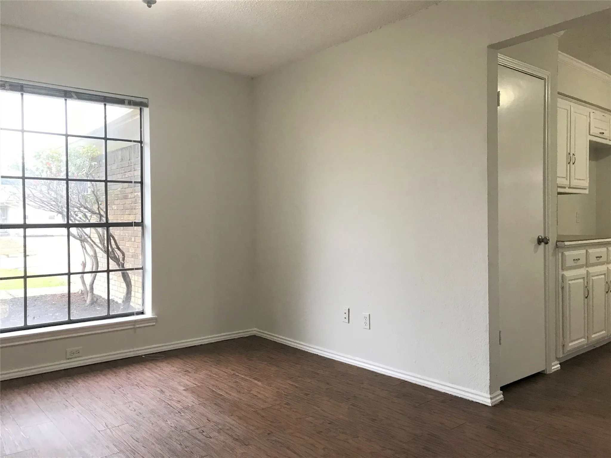 Formal dining room off of the kitchen