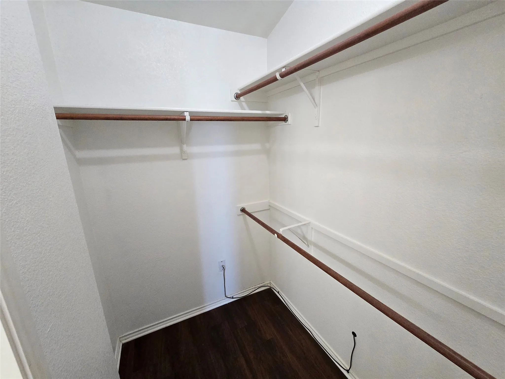 Primary suite's walk-in closet.