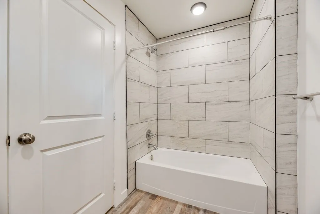 Updated shower within guest bathroom