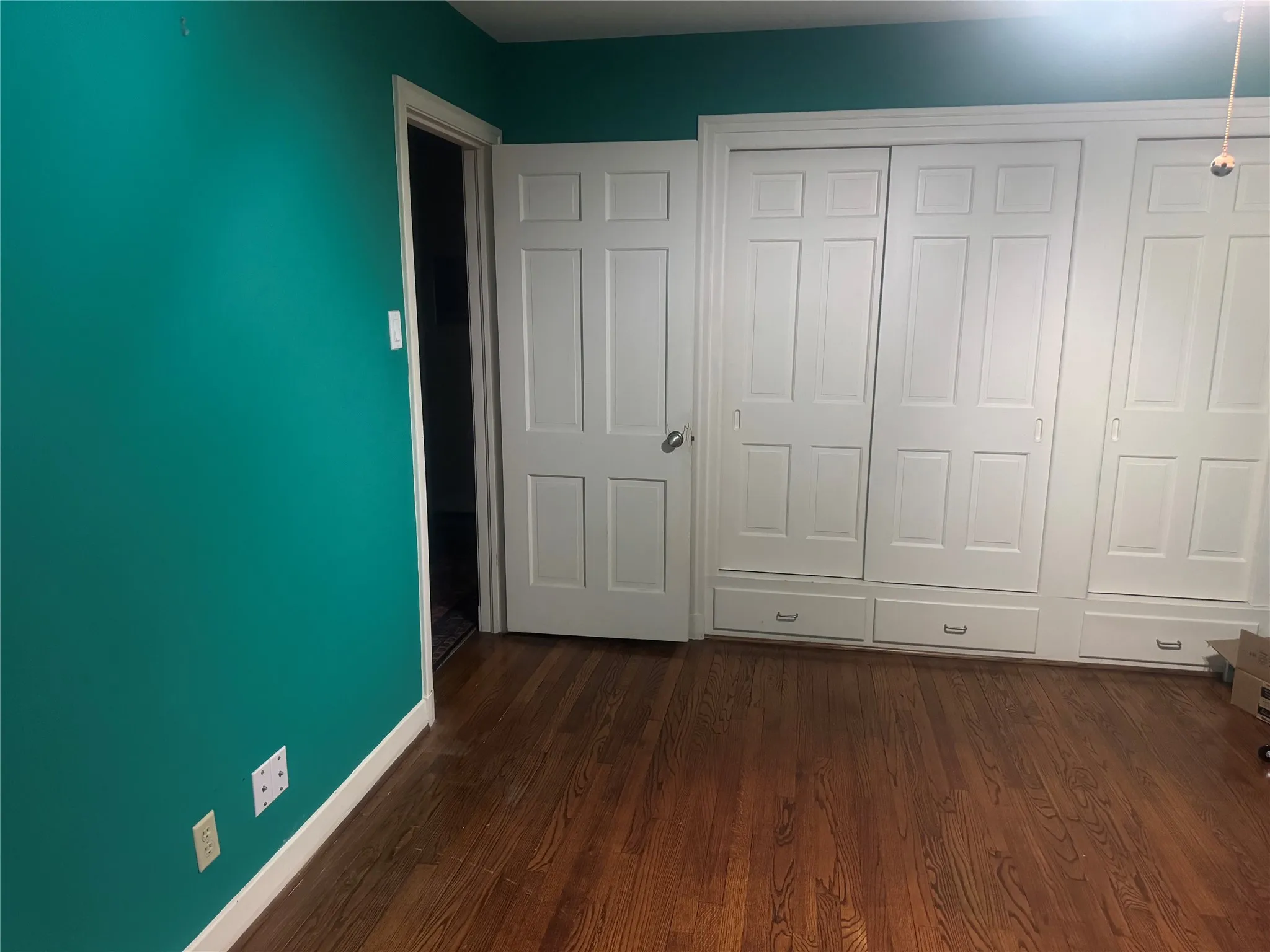 Guest Bedroom with Built ins