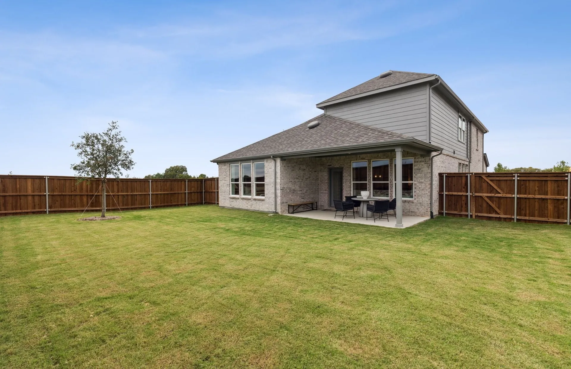 *Actual home, furniture not included - Huge backyard