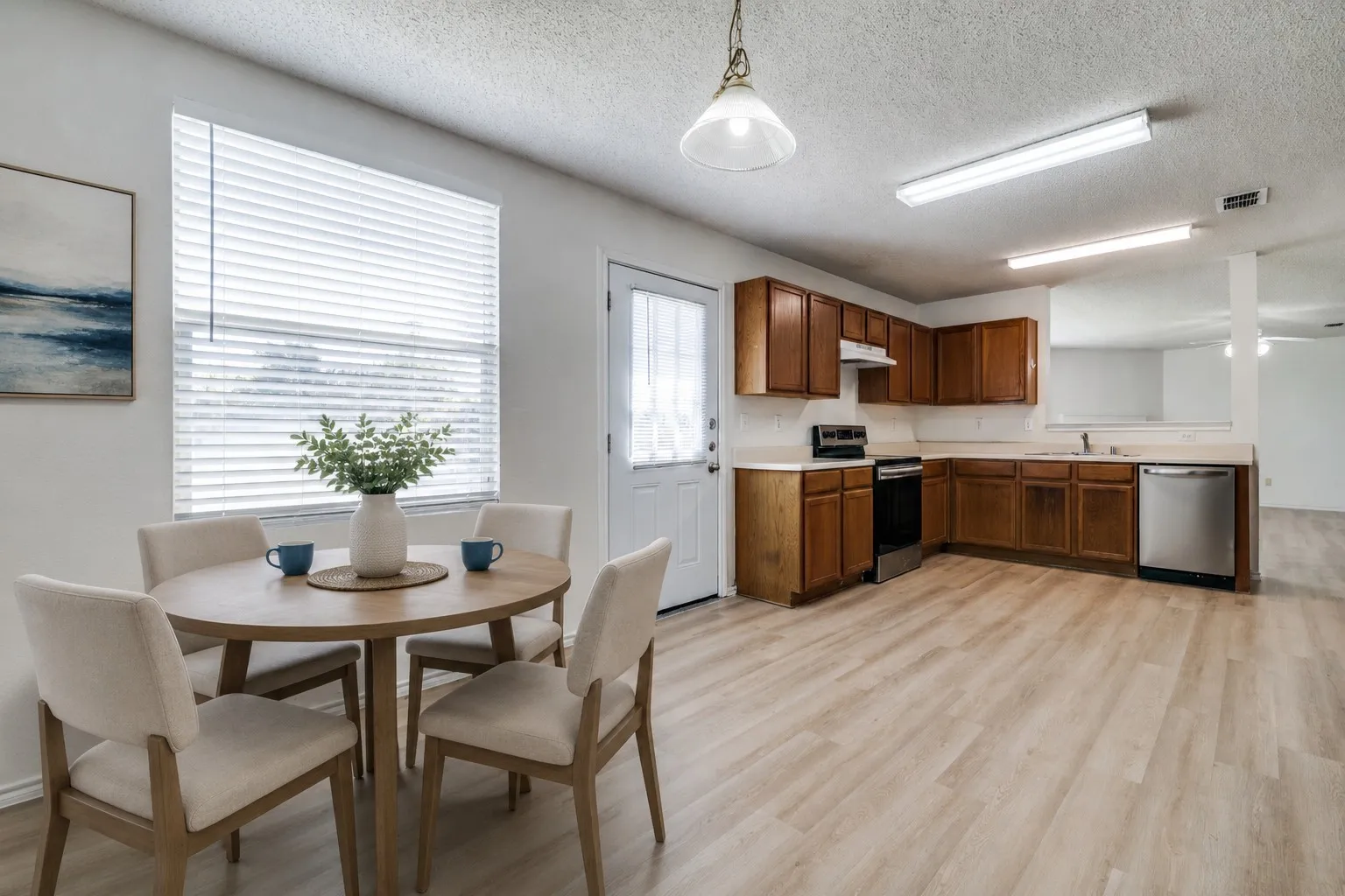 Breakfast Nook Virtually Staged