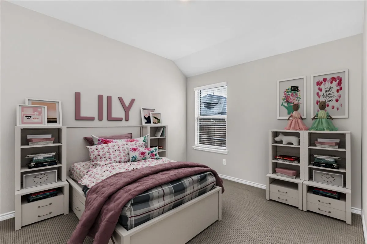 Large secondary bedroom #4, virtually staged to show the potential