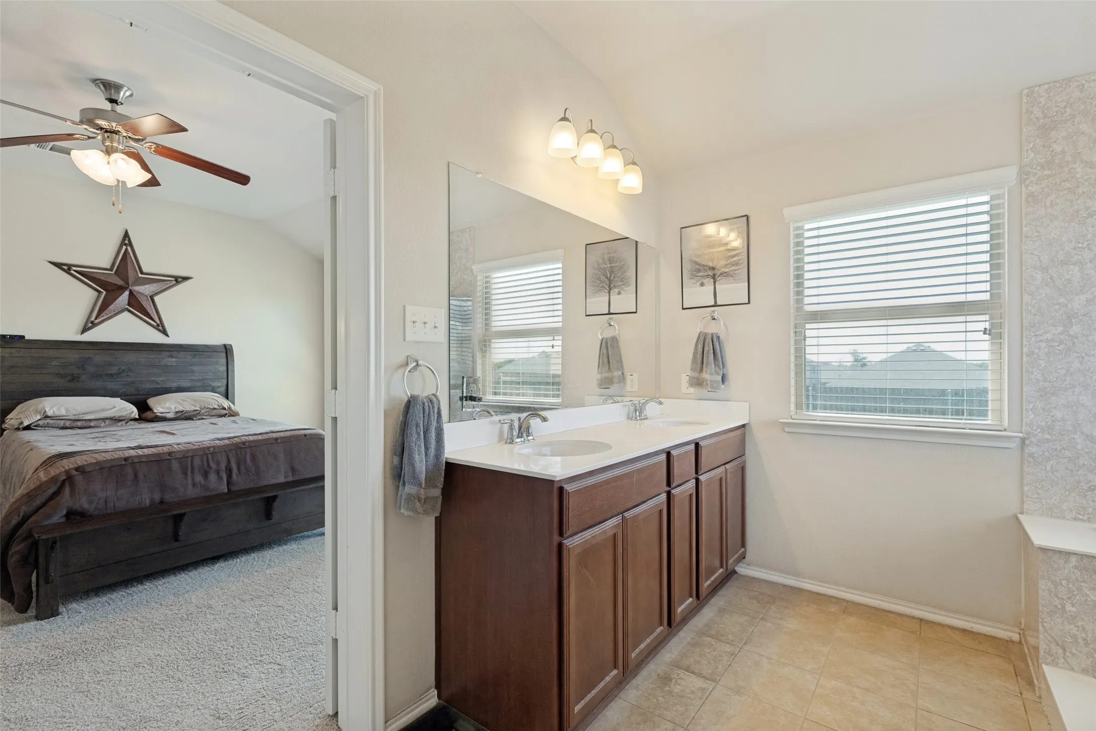 Dual vanity.