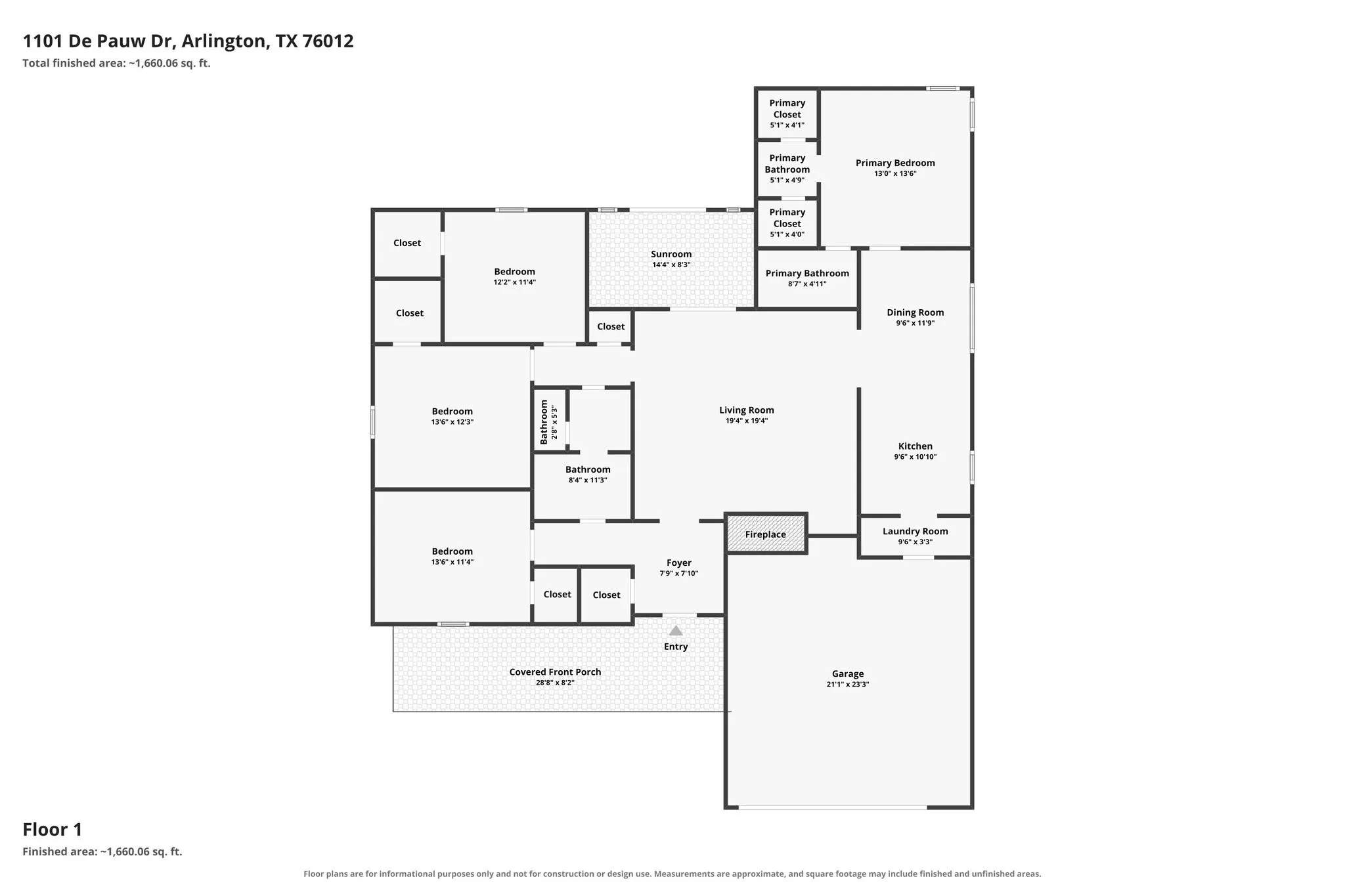 Single Family Residence For Sale in Tarrant County , 1101 De Pauw Drive, Arlington, Texas 76012, 4 Bedroom, 2 Bathroom, 2 Garage spaces, 1,879 Sqft, built in 1977, mls#21363518, Real Estate Agent in Arlington, Homes For Sale in Tarrant county, Homes For Sale in Arlington, Realtor in Arlington Texas, Real Estate Brokerage Independent Realty Texas, Luminita Cordes Realtor
