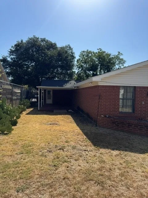 Back yard and shed