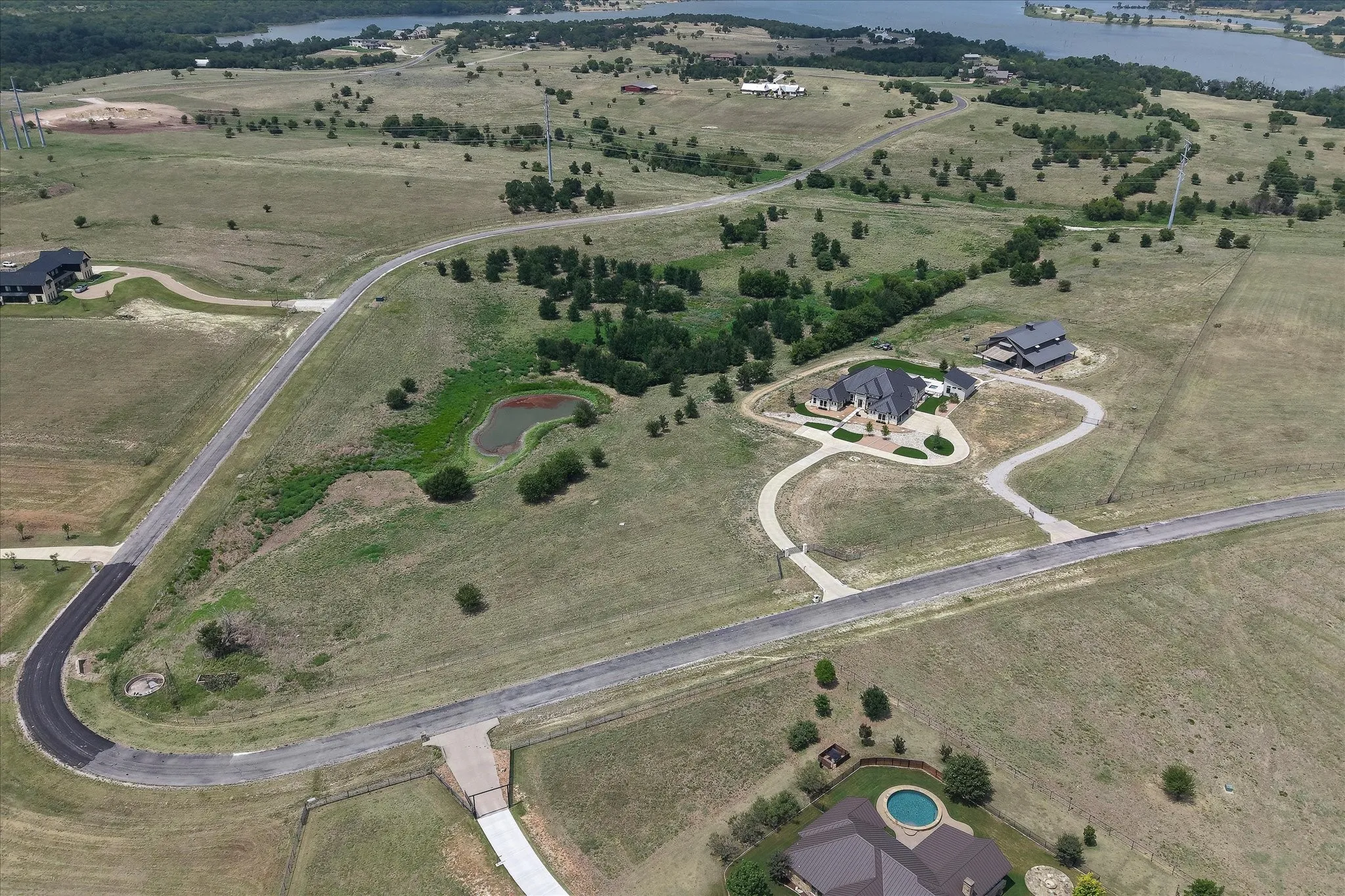 Entire estate including the separate lot adjoining the property which is also, separately,  for sale.