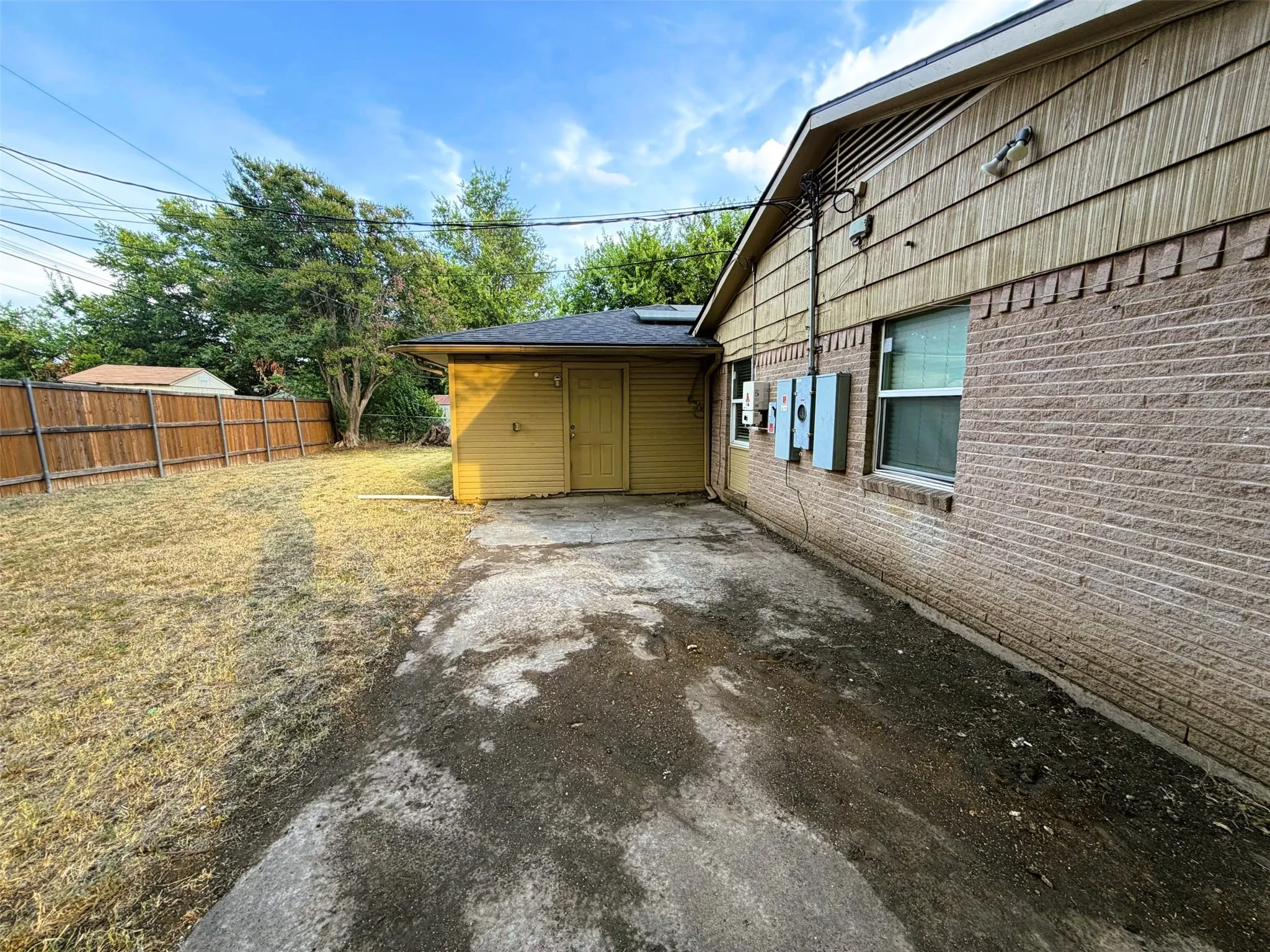 Back patio