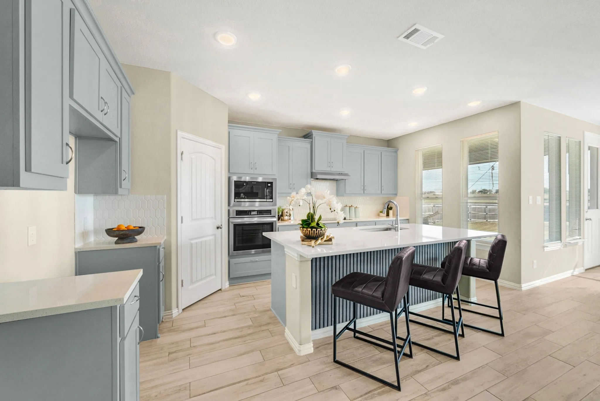 Open concept kitchen