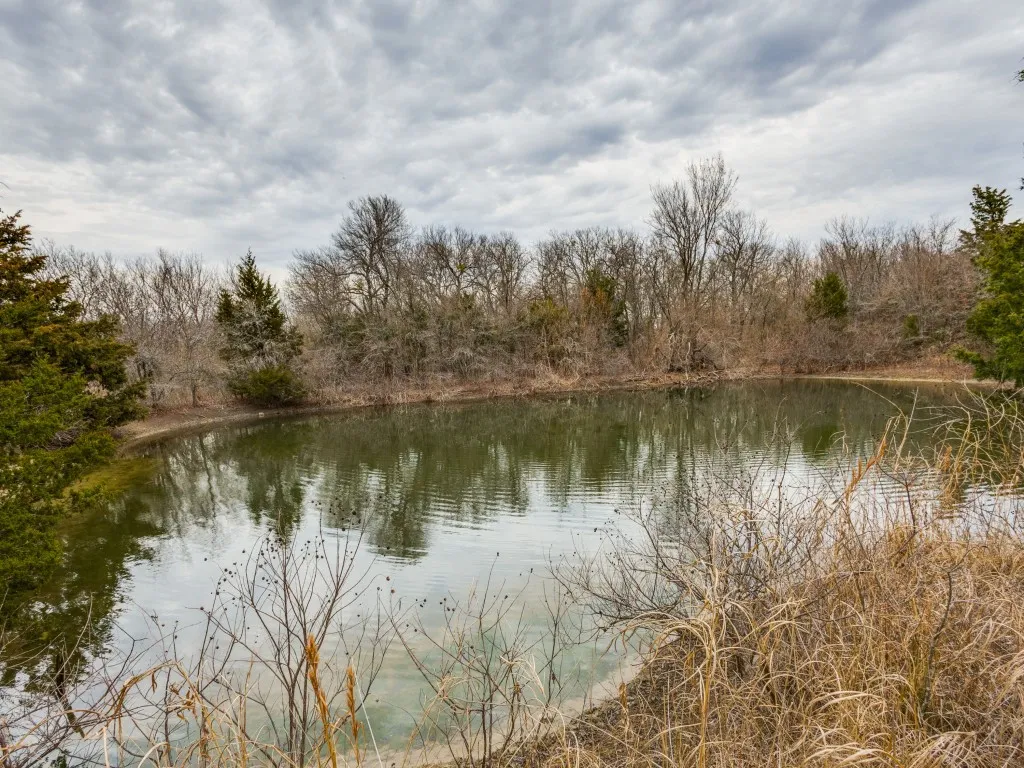 Pond on Corps land right next to property.