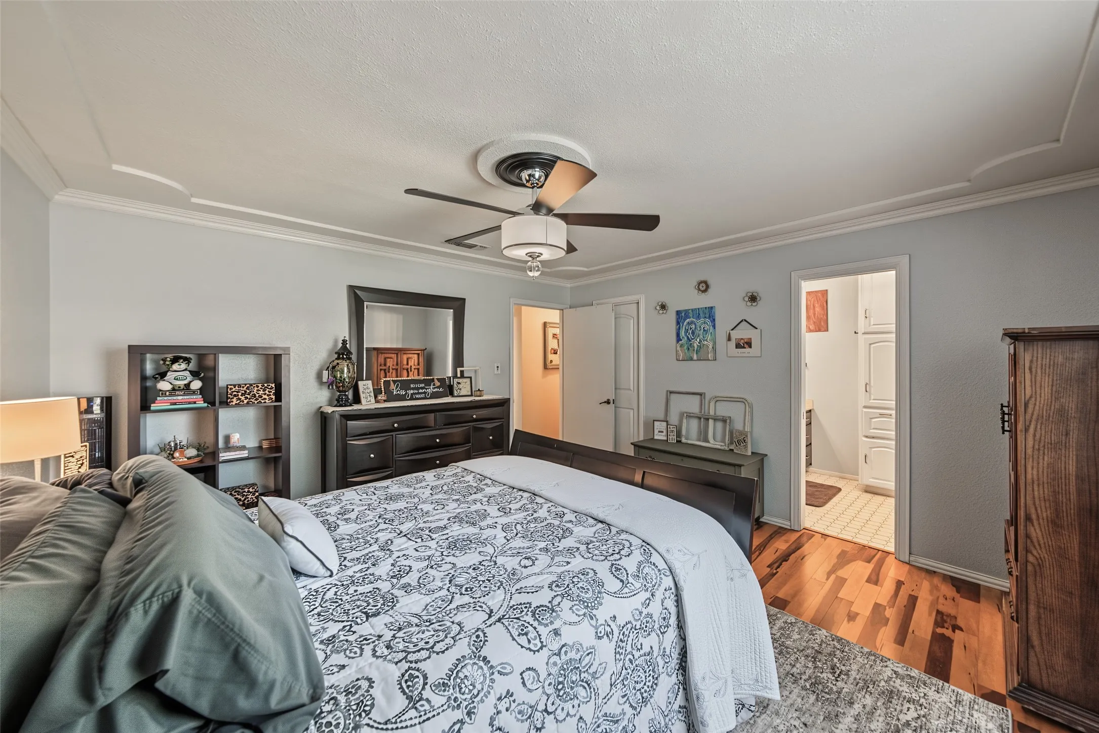 Another view of primary bedroom