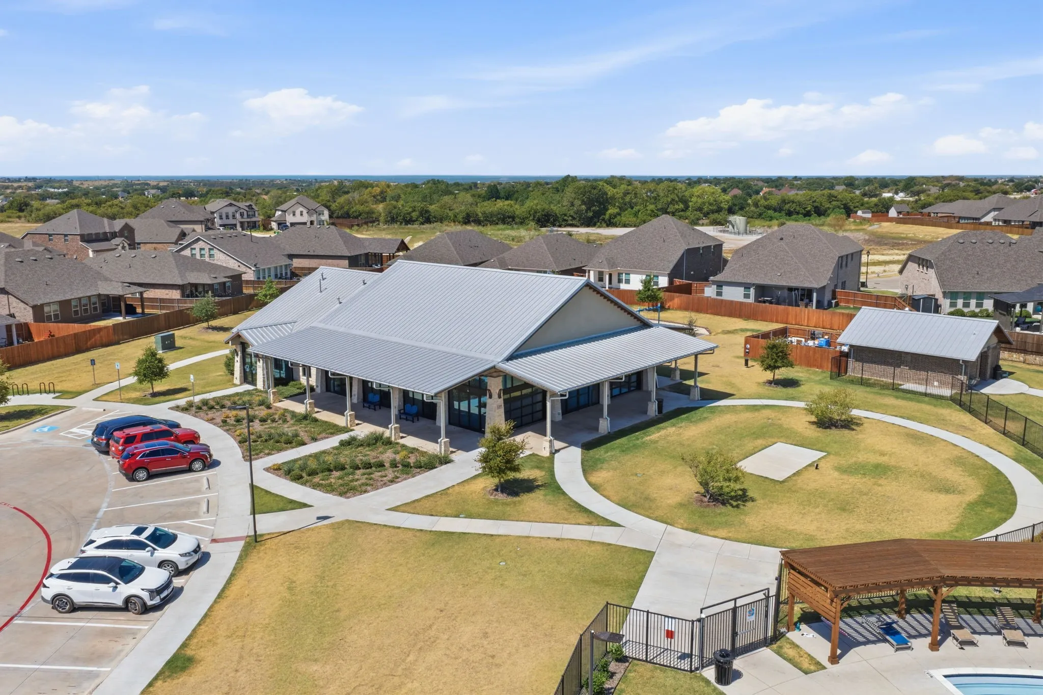 Community Center you can rent to host parties , etc. HOA host events here for the community.
