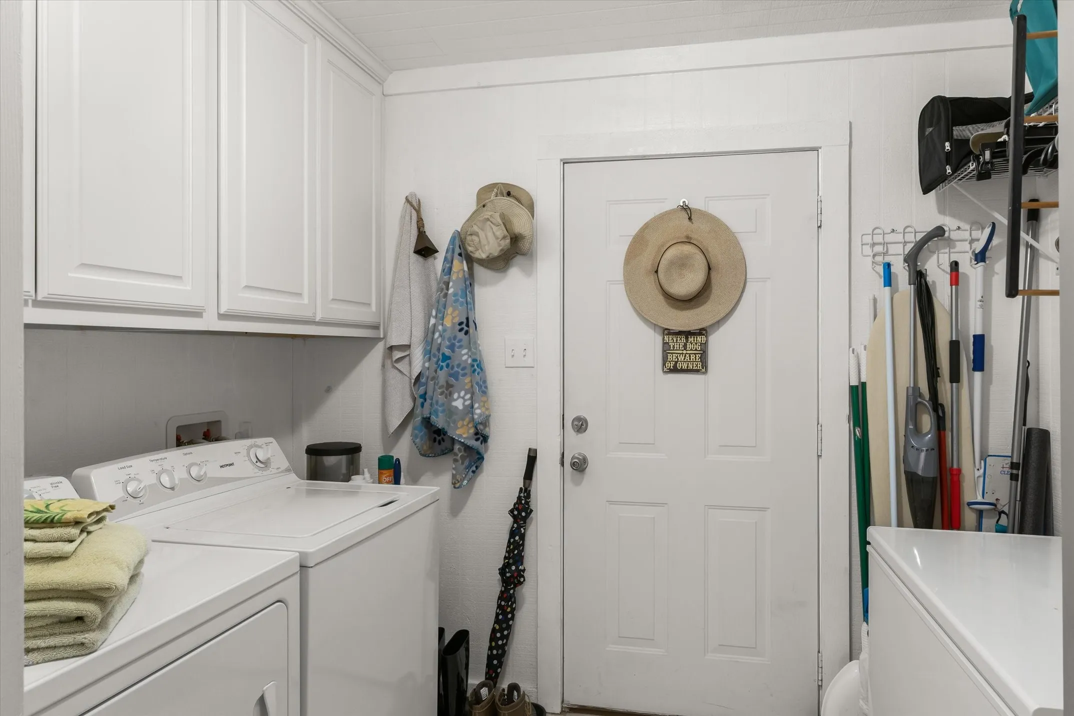 Utility room has a mudroom