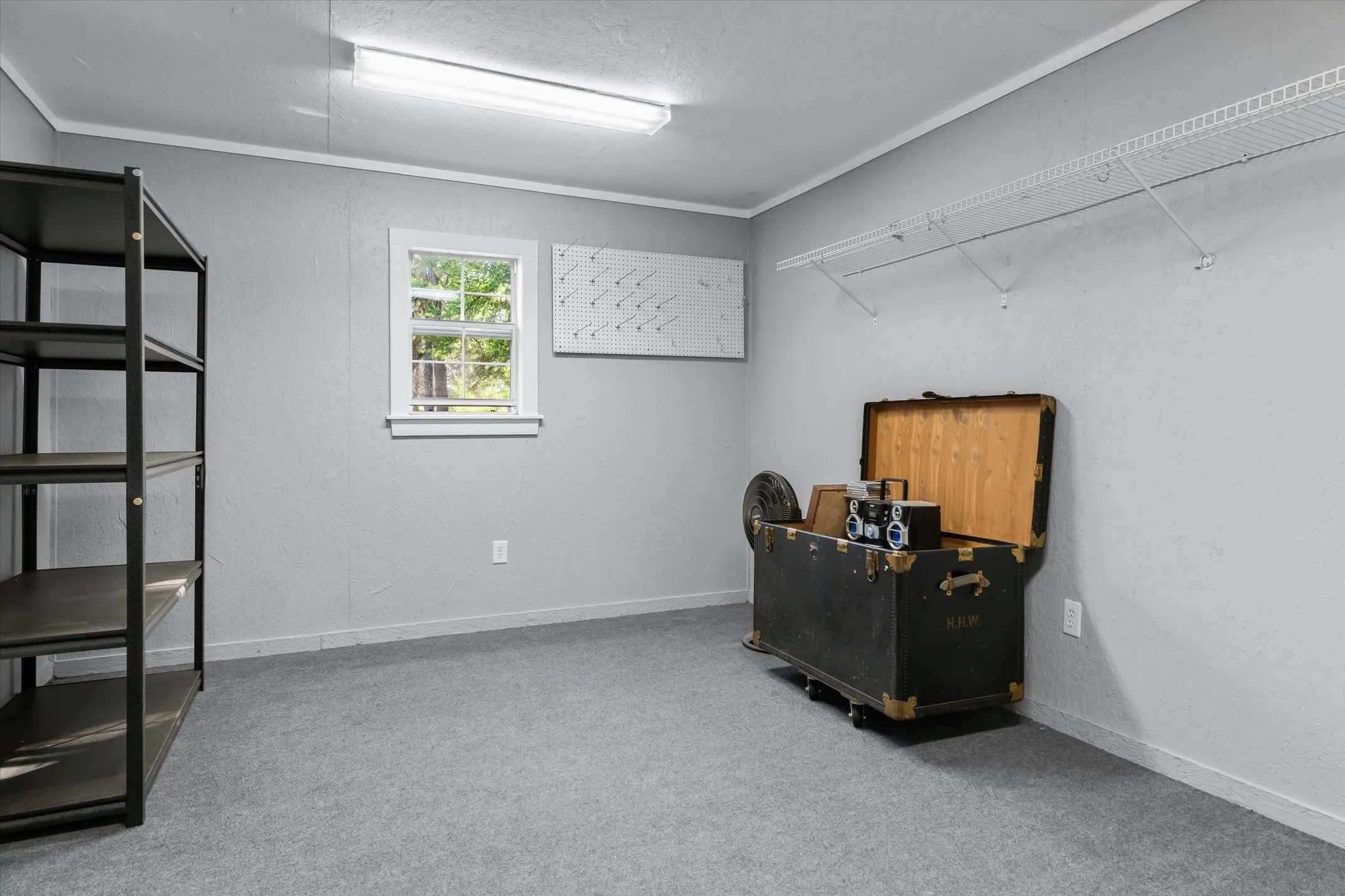 Man Cave or office at the back of the shop was added on