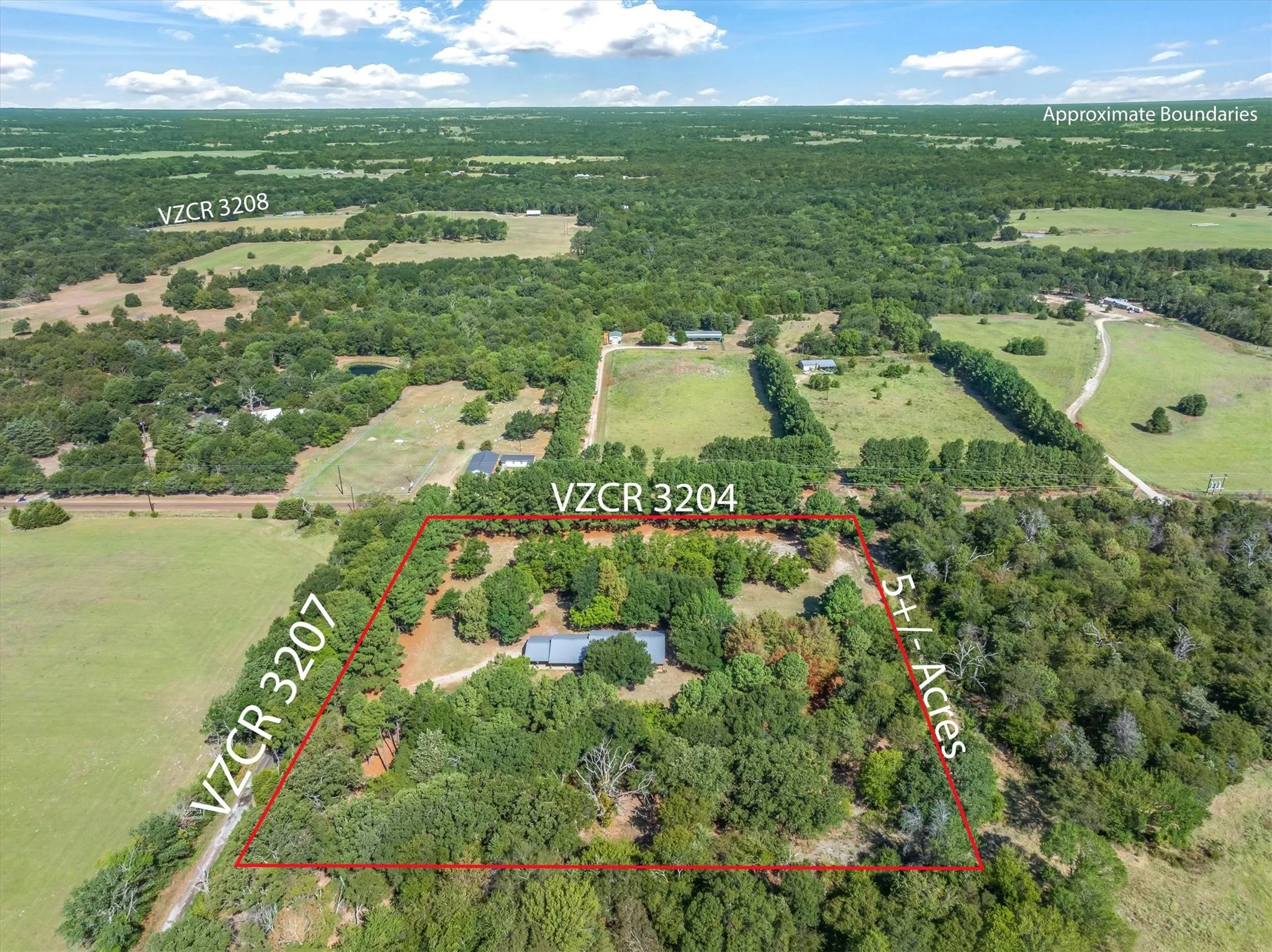 Looking N this area is full a well-maintained country properties and good neighbors