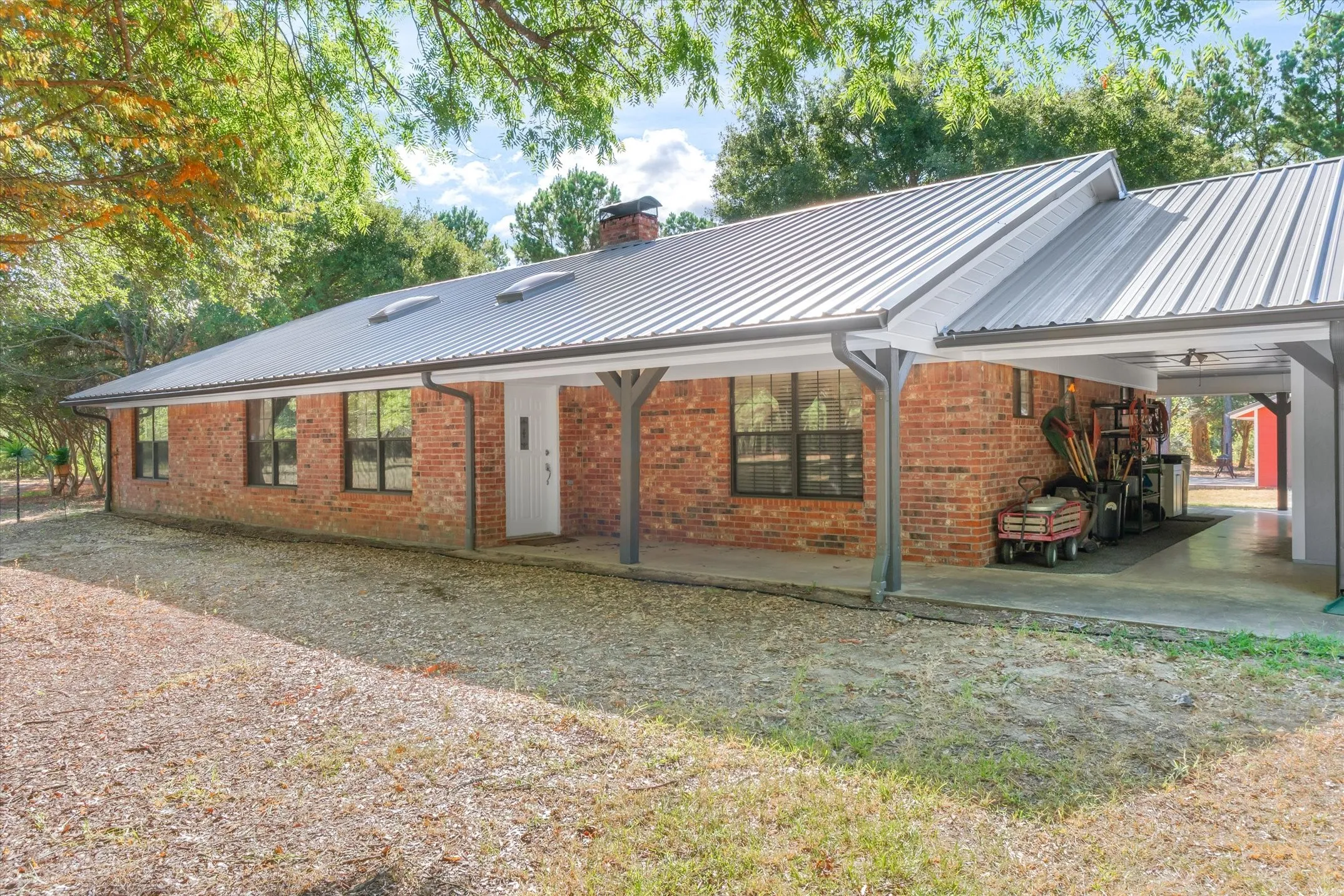Front porch and breezeway