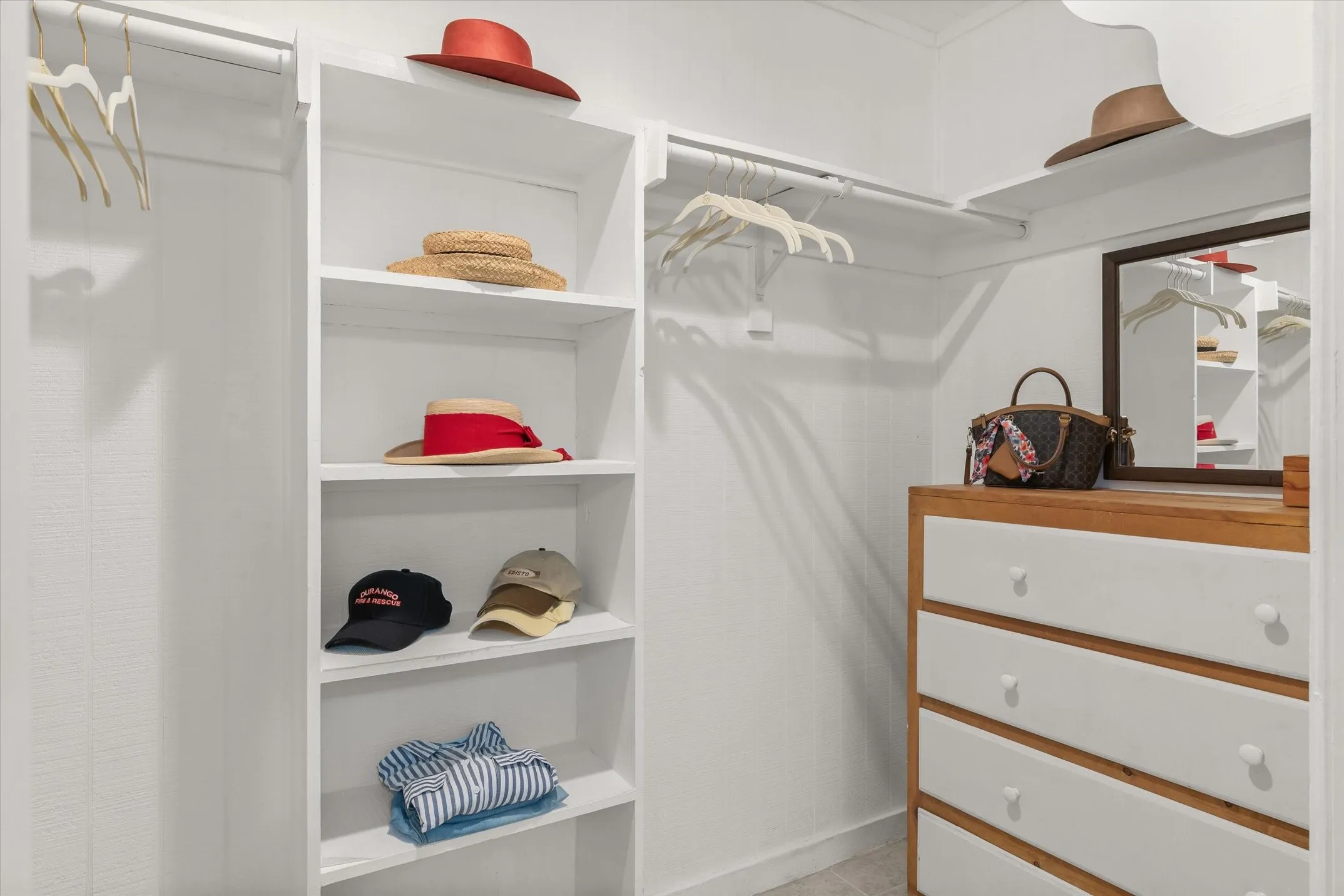 Primary walk in closet