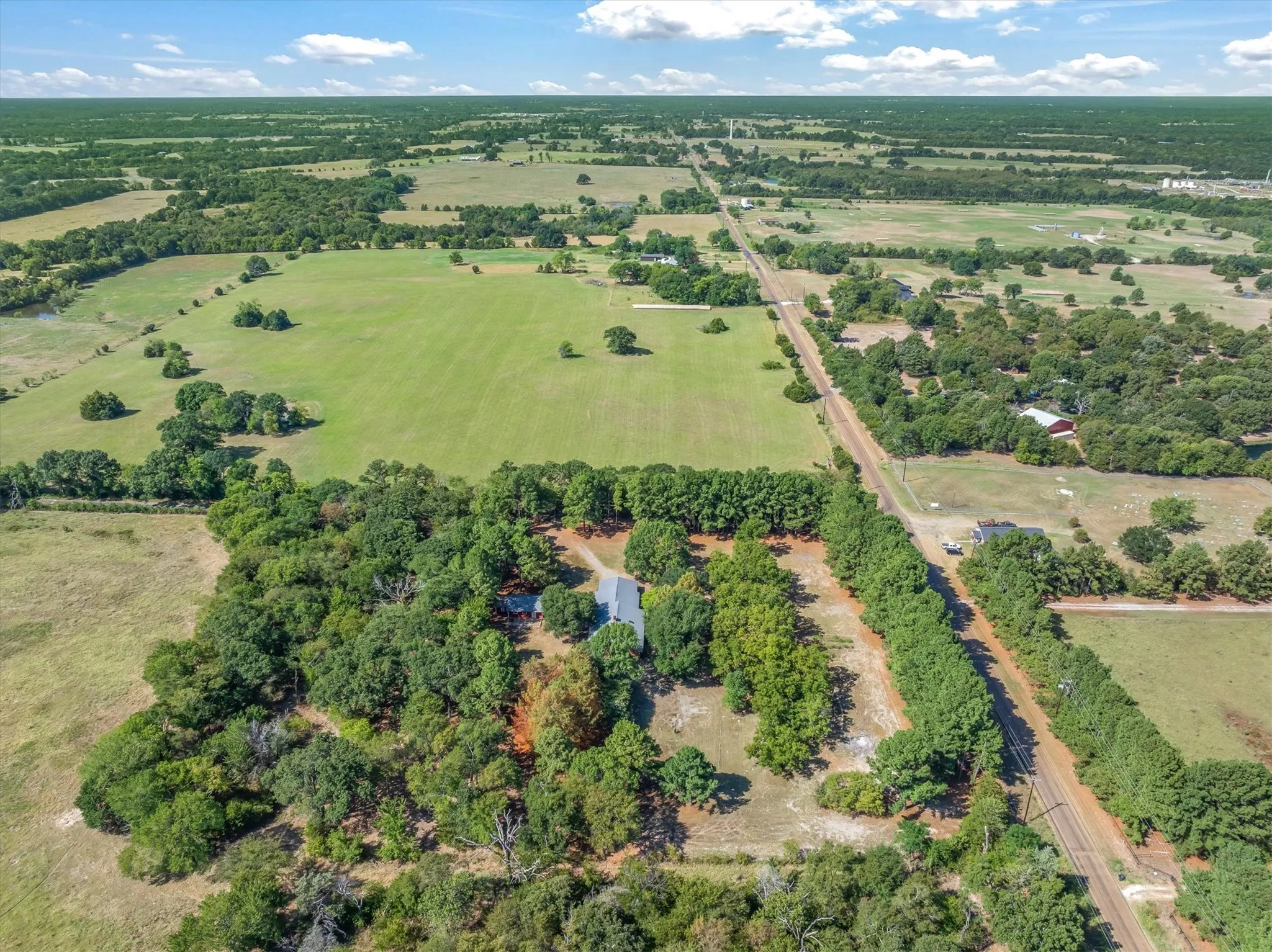 Looking West.  This part of Van Zandt County is one of the highest elevations.