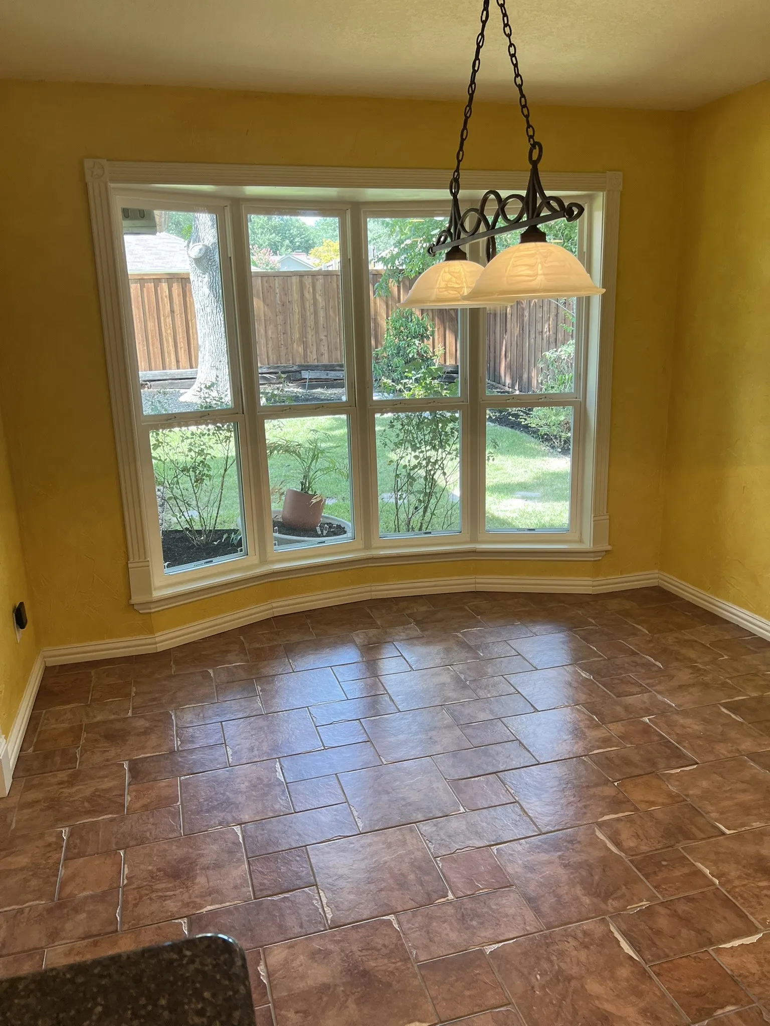 View of Dining Area with View of Backyard