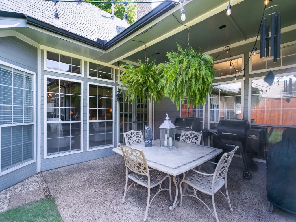 A great patio for a BBQ, coffee or a glass of wine.