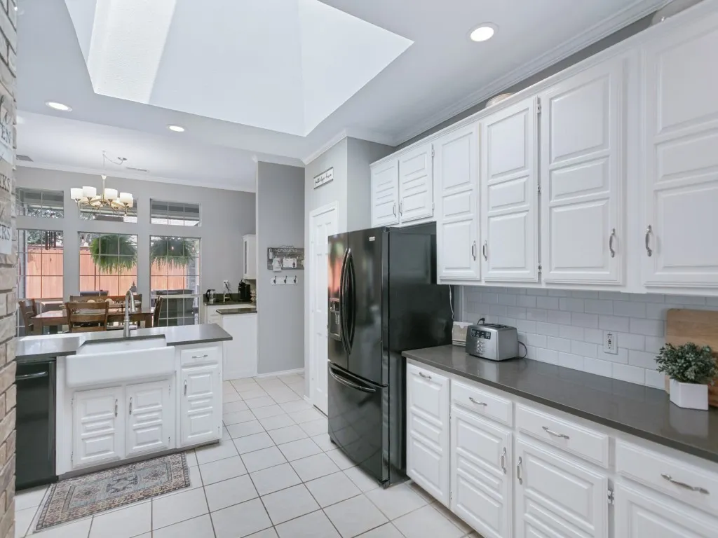 Don't miss the views from the kitchen to the patio and between the 2 living areas.
