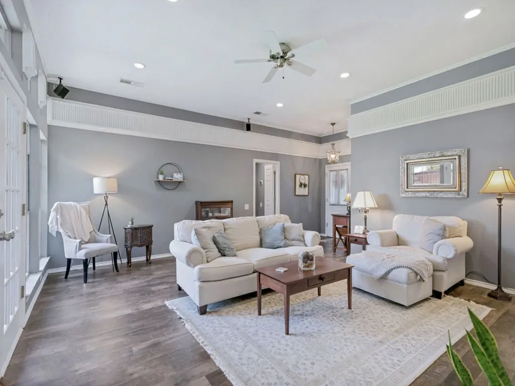Comfortable living area with great details and space!