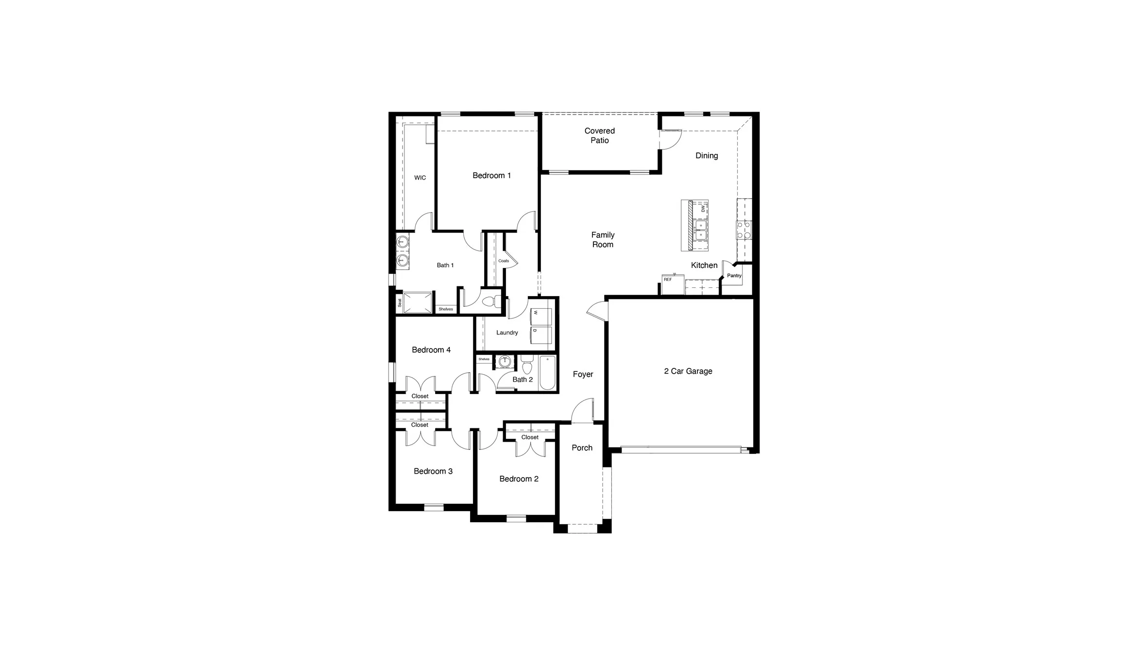 D.R. Horton's  Dillon floorplan - All Home and community information, including pricing, included features, terms, availability and amenities, are subject to change at any time without notice or obligation. All Drawings, pictures, photographs, video, square footages, floor plans, elevations, features, colors and sizes are approximate for illustration purposes only and will vary from the homes as built.