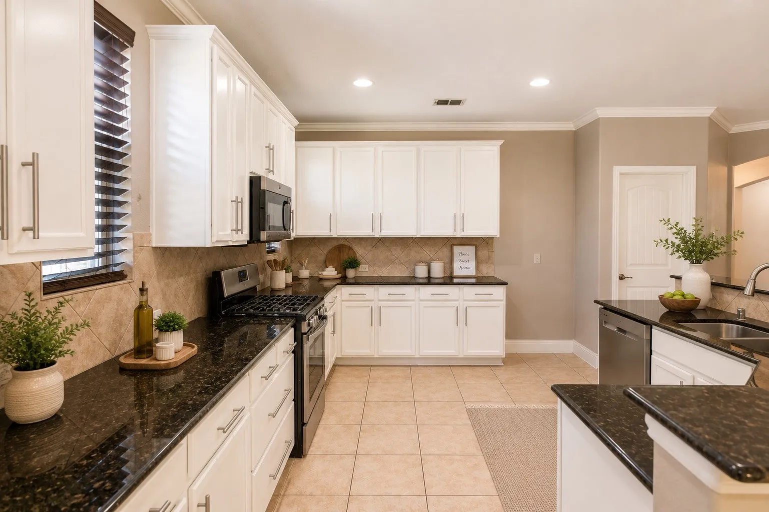 kitchen virtually staged