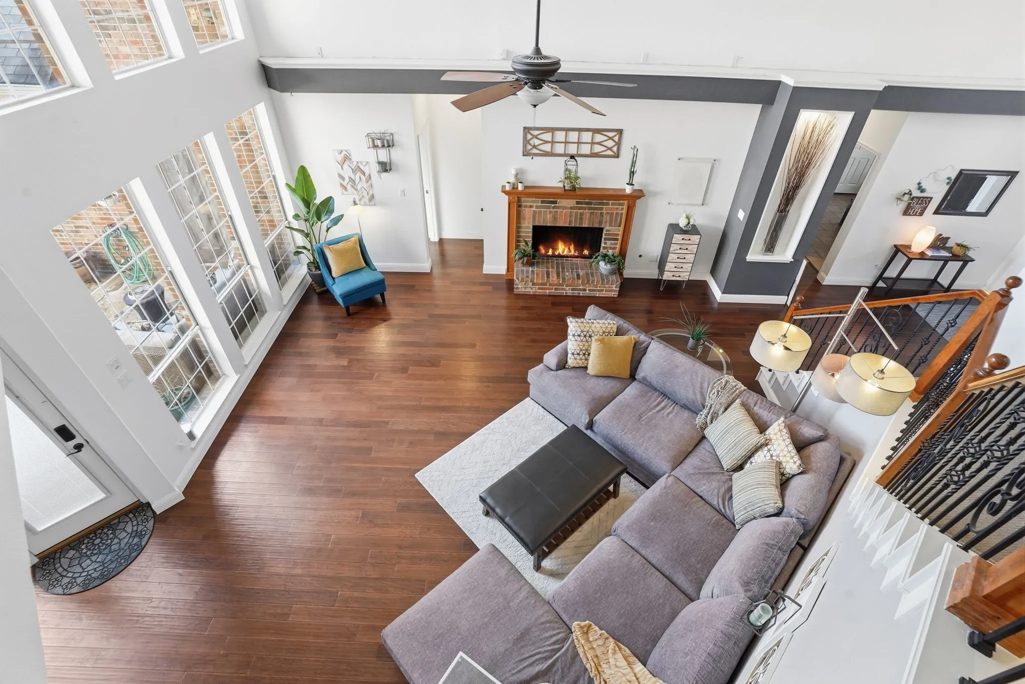 View from upstairs