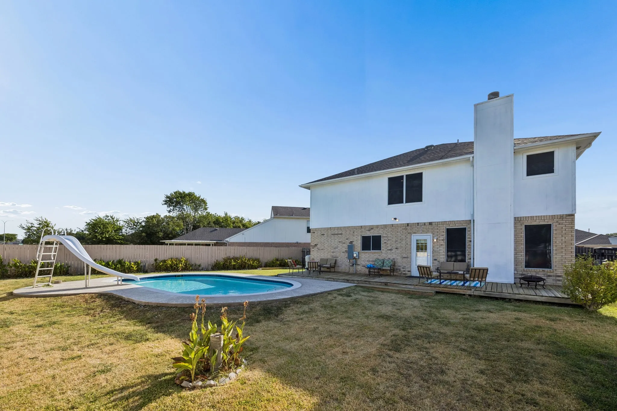 Pool, play, grill, entertain, relax! Enjoy the pool or chill on the large deck!