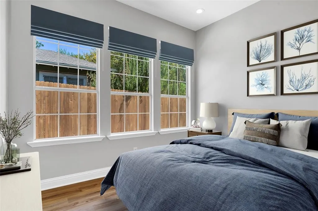 virtually staged bedroom