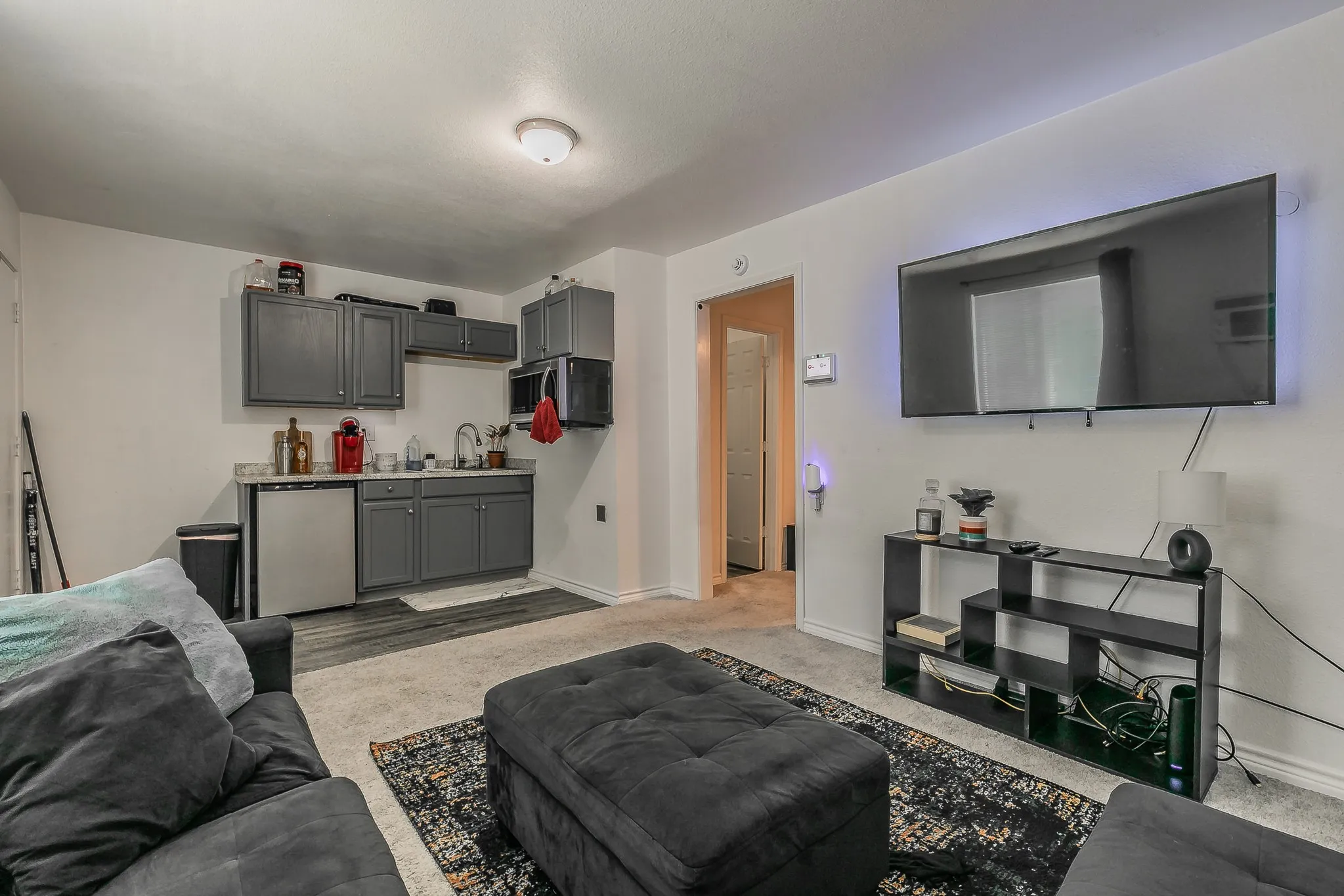 Garage apartment Living area