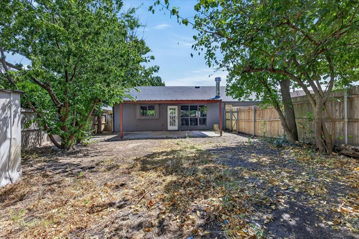 View of the back of the home