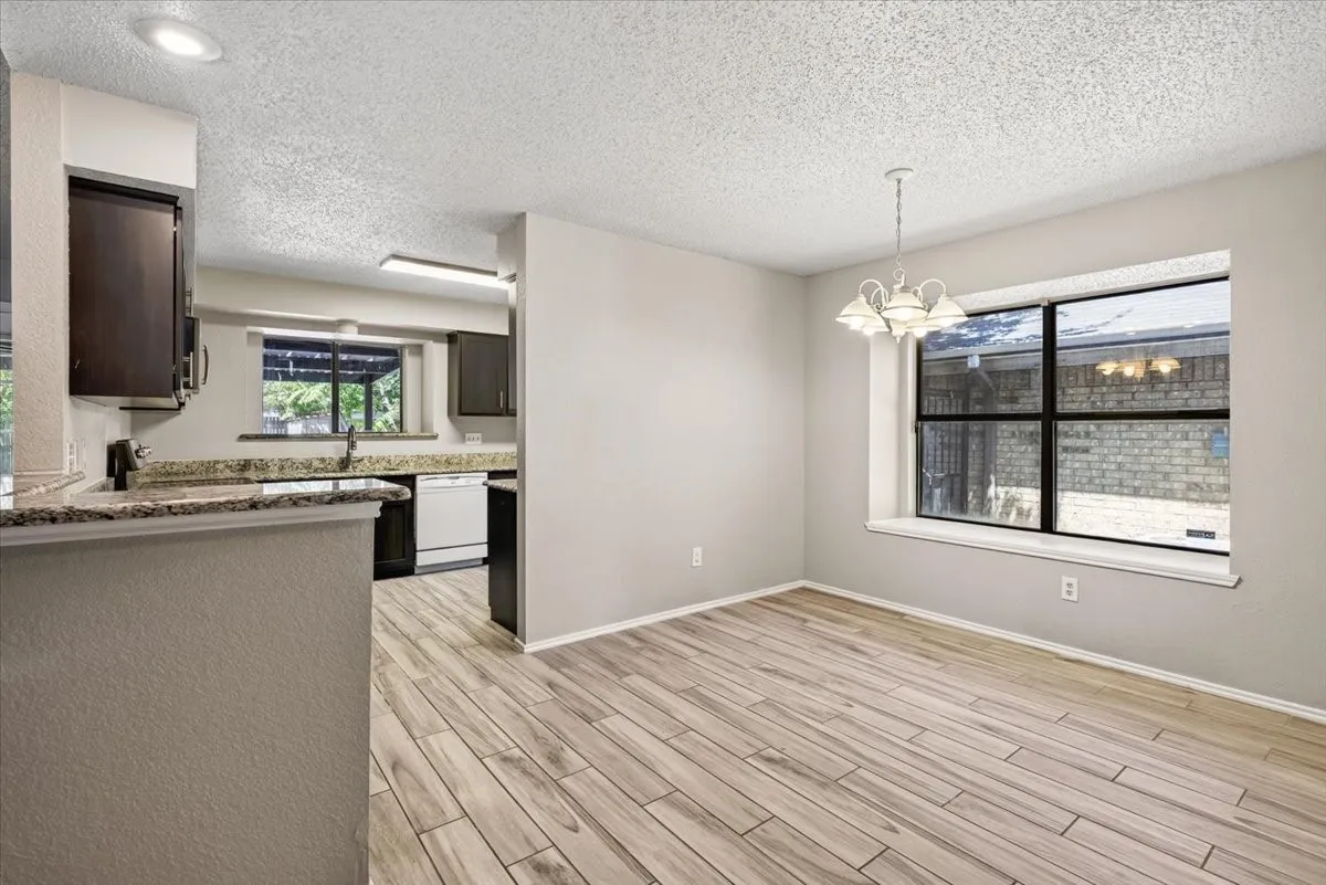 Dining area off of the kitchen