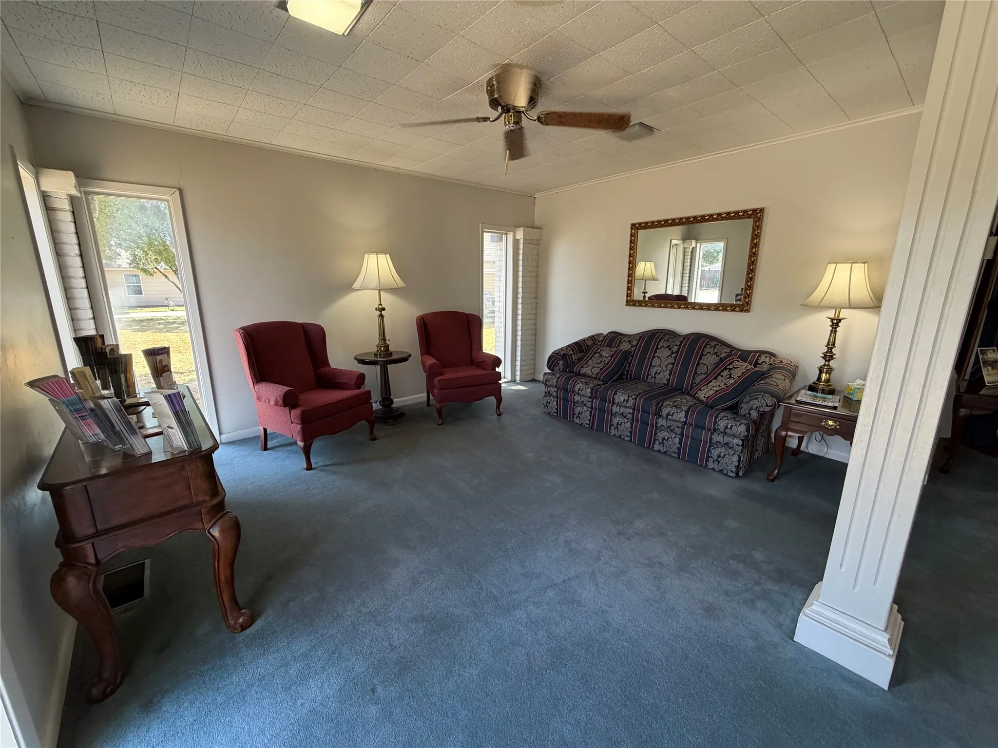 Ceiling fan and recessed lighting fixtures
