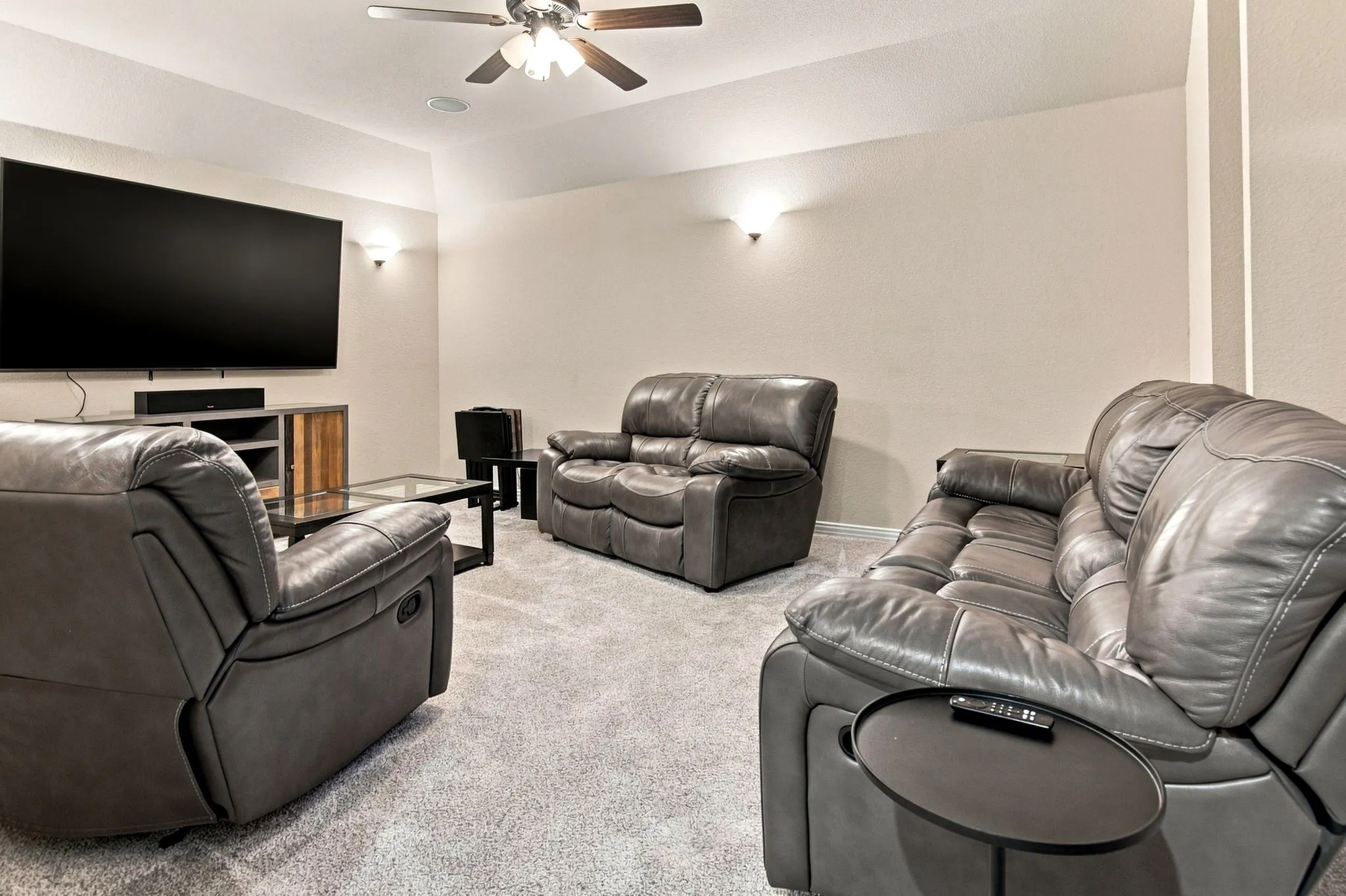 Media Room! Movie night, sports, binge tv shows!