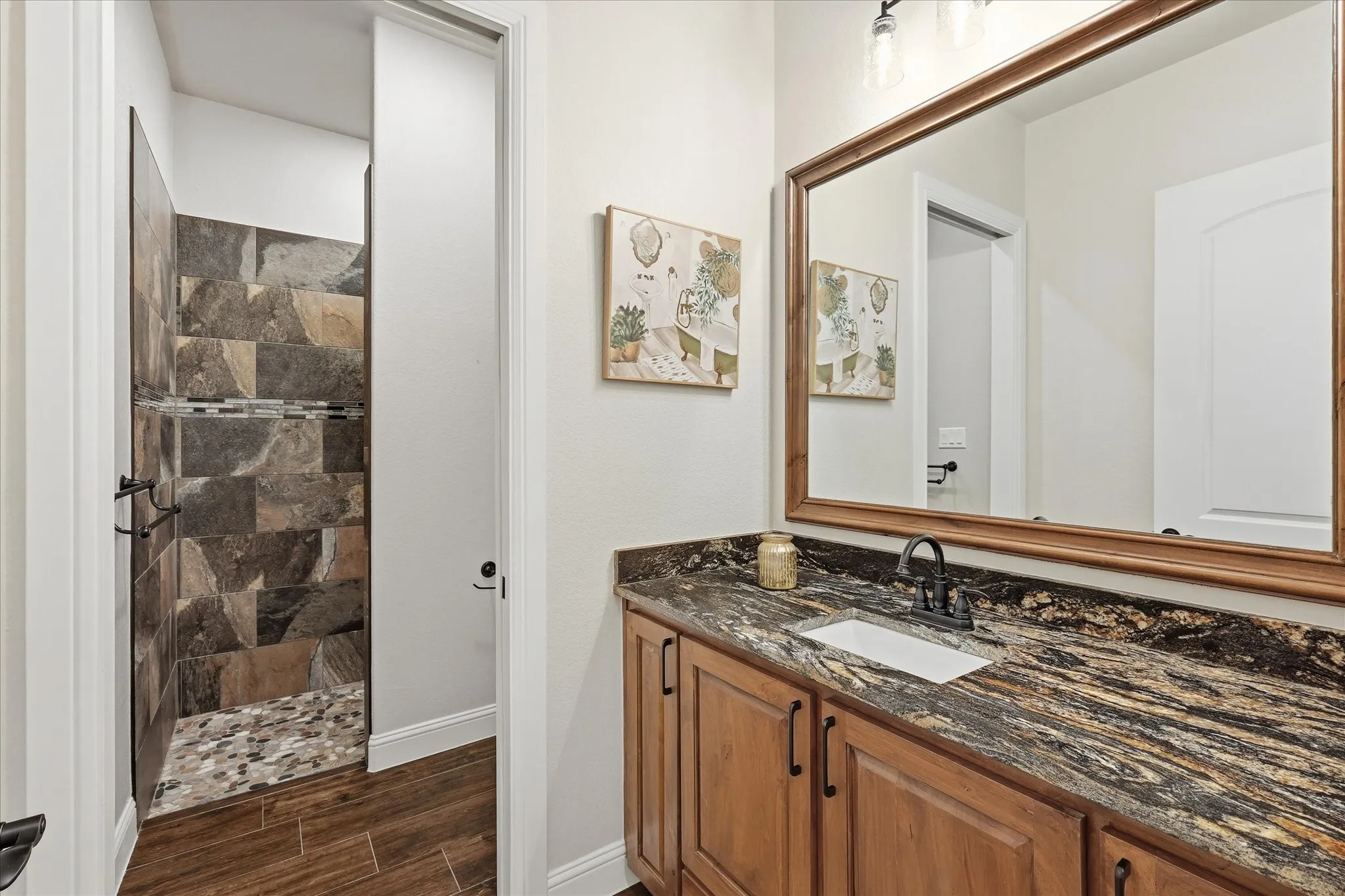 Bedroom #4 has an ensuite bathroom