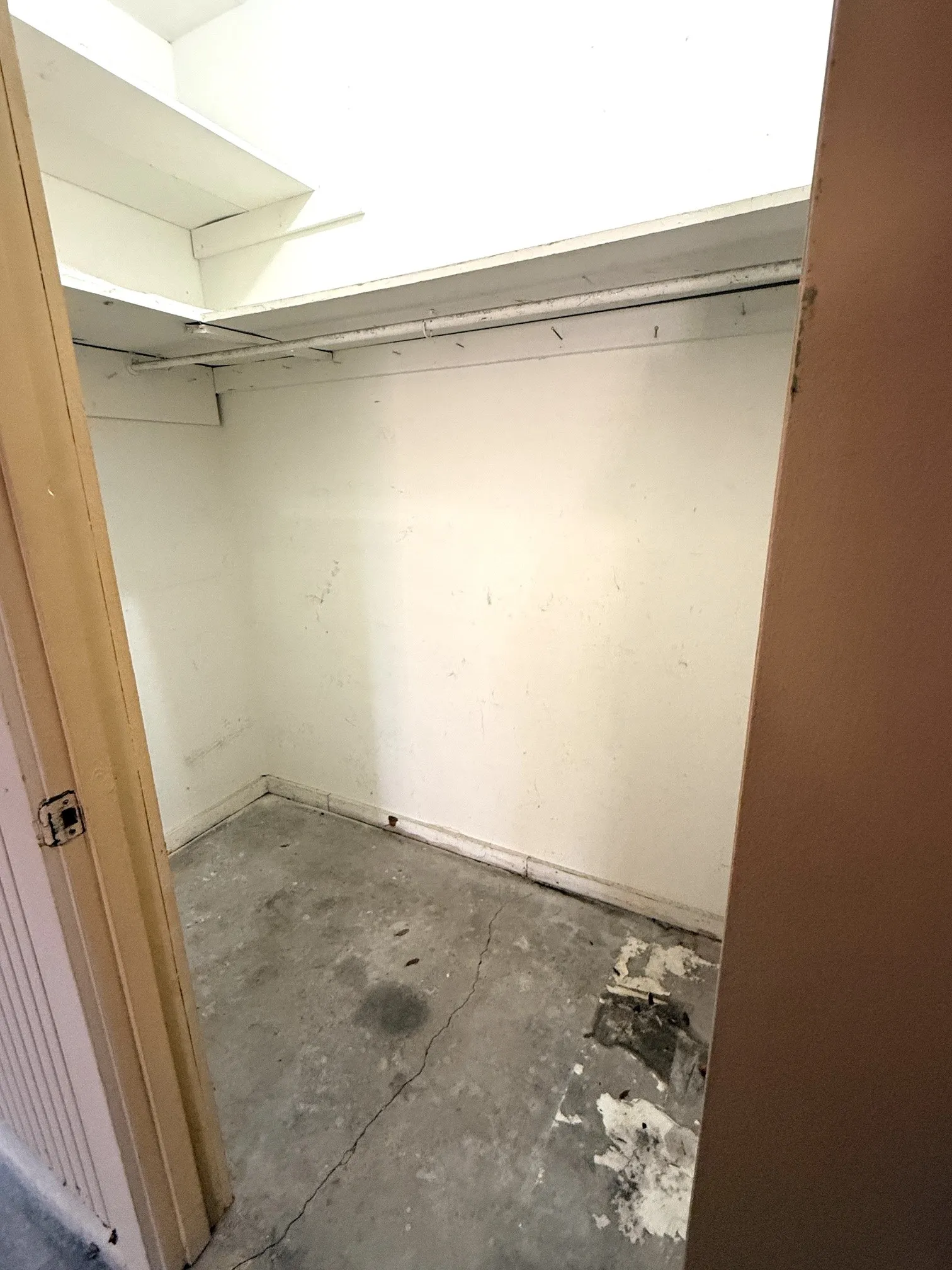 Large walk-in garage closet