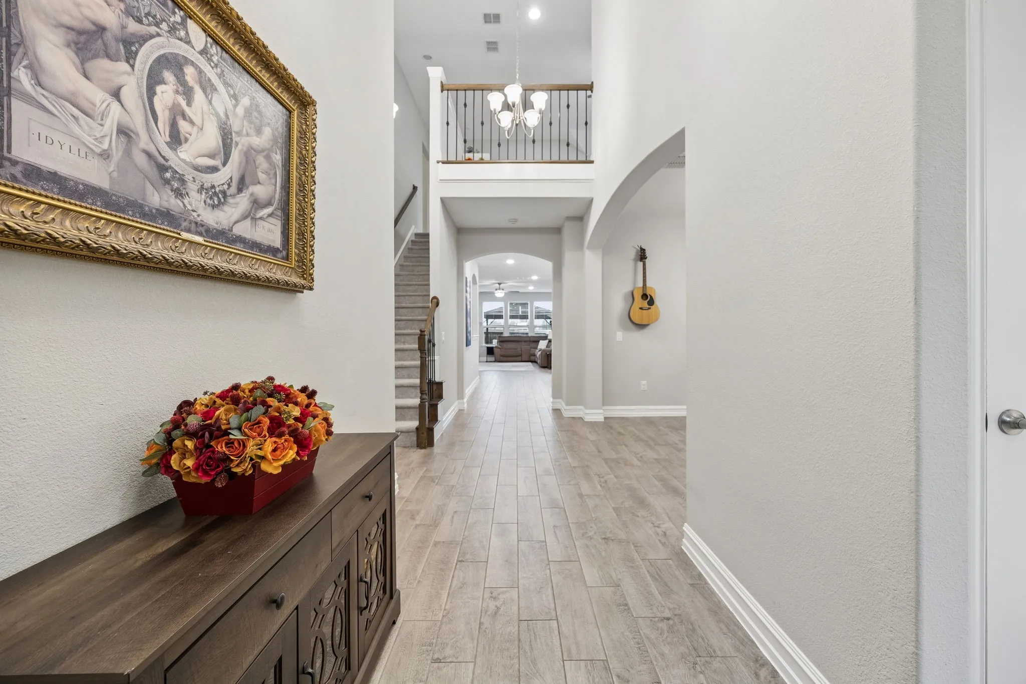 Two Story entry gives such an open and airy feel!