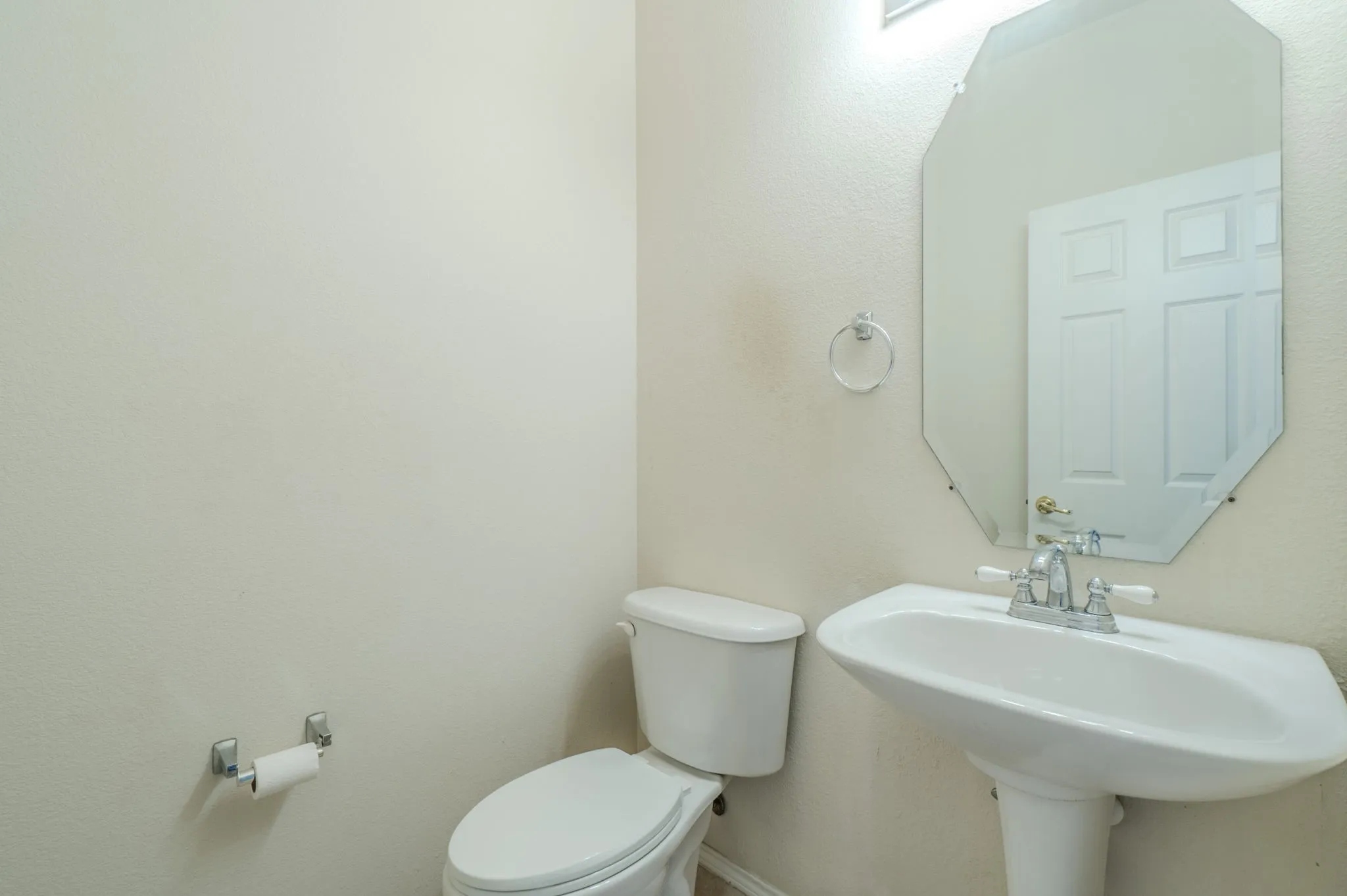 First floor half bath