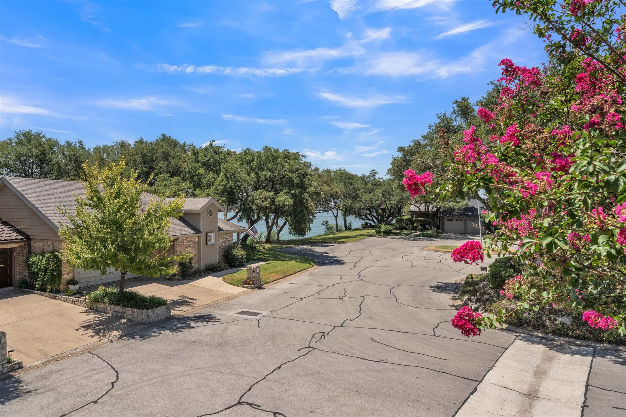 View from living, kitchen, dining, patio and loft