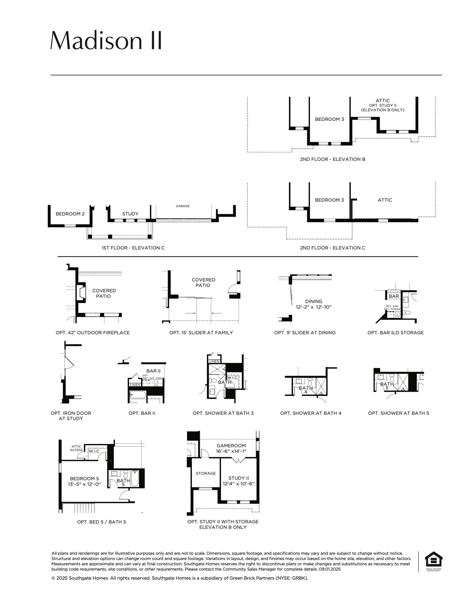 This dream home features elevation B, optional slider at family, second study, wet bar and so much more!