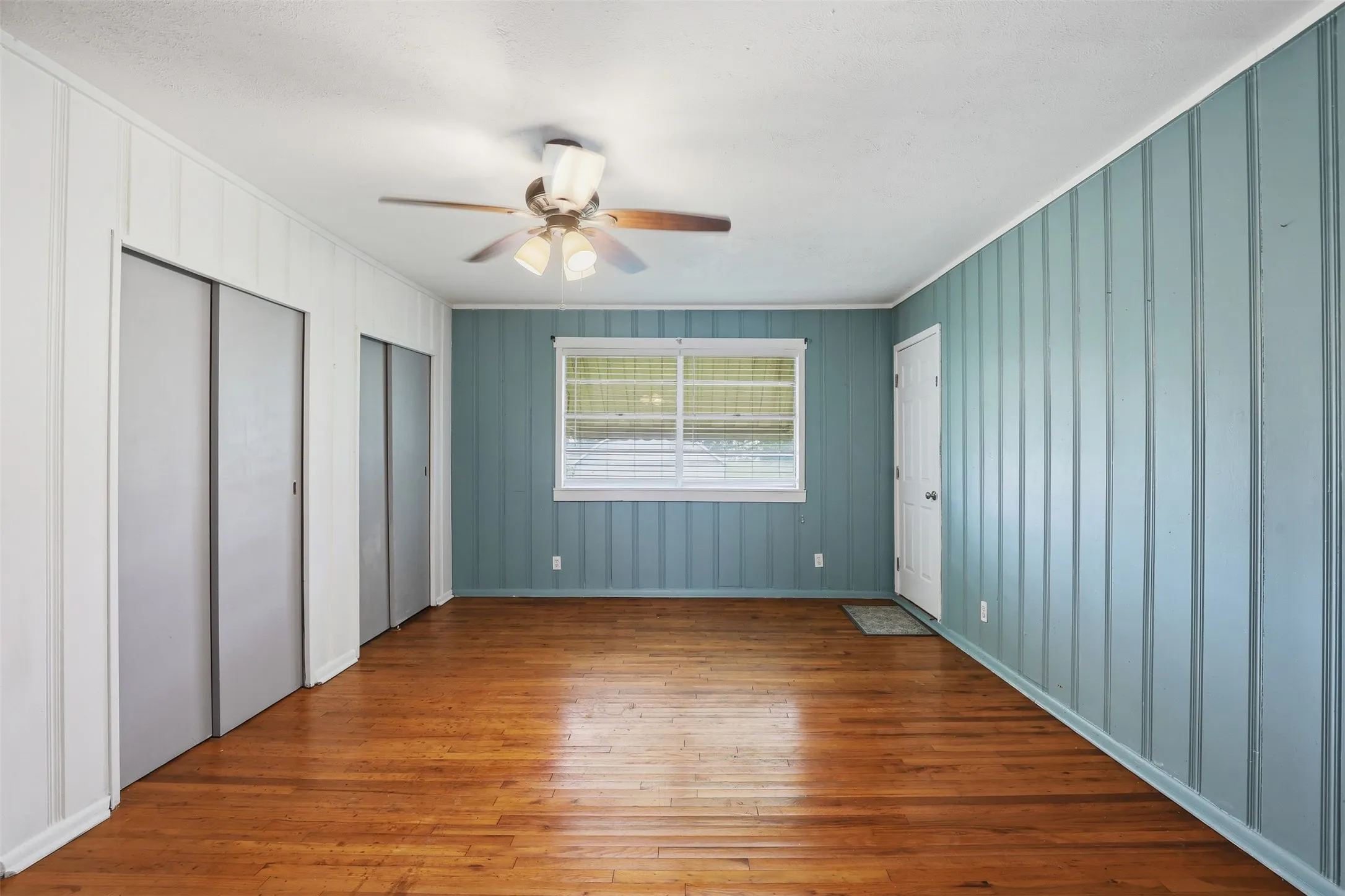 Here's one of the two bedrooms.