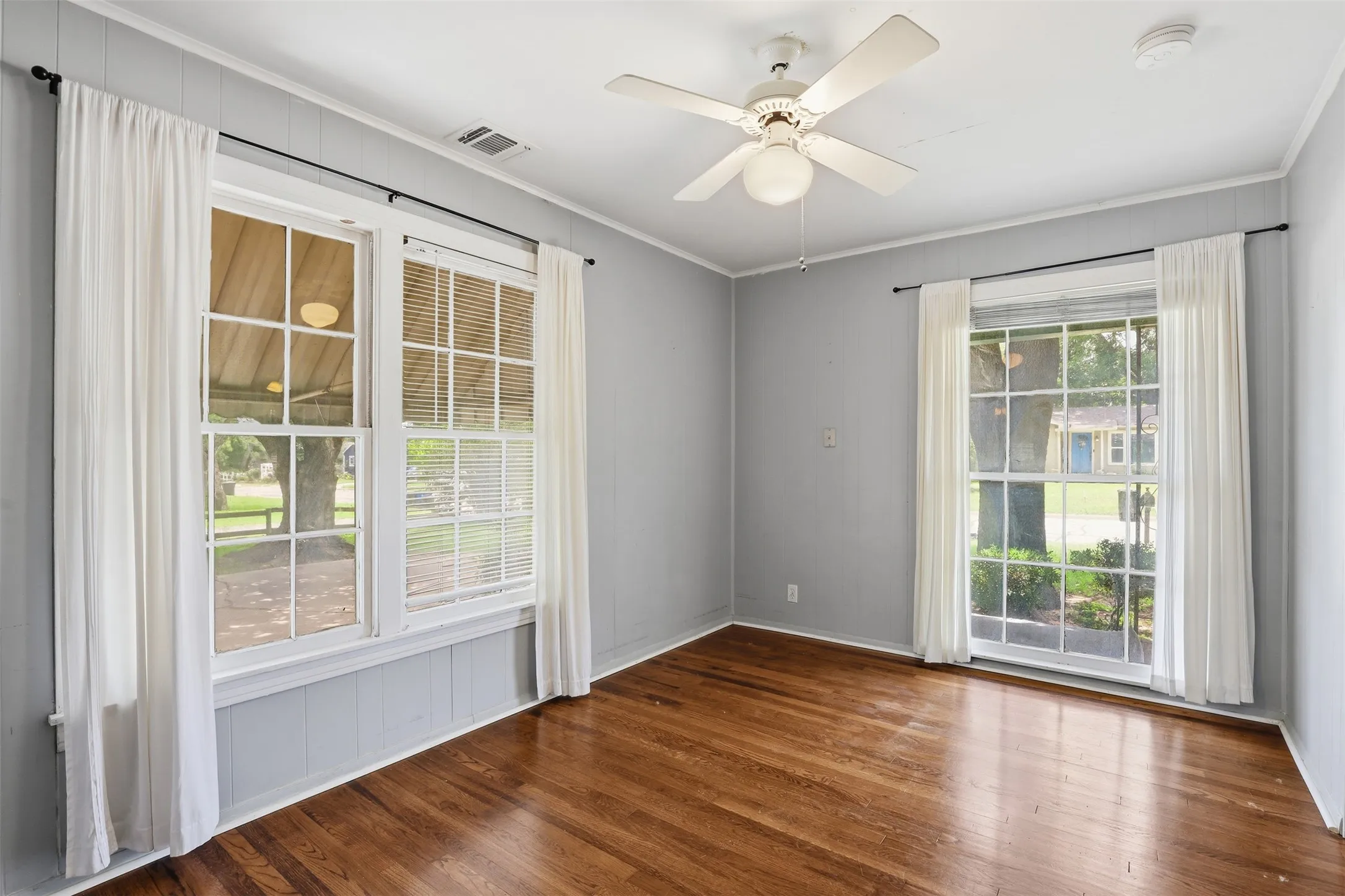 Here's another shot of the living room. There's tons of natural light.