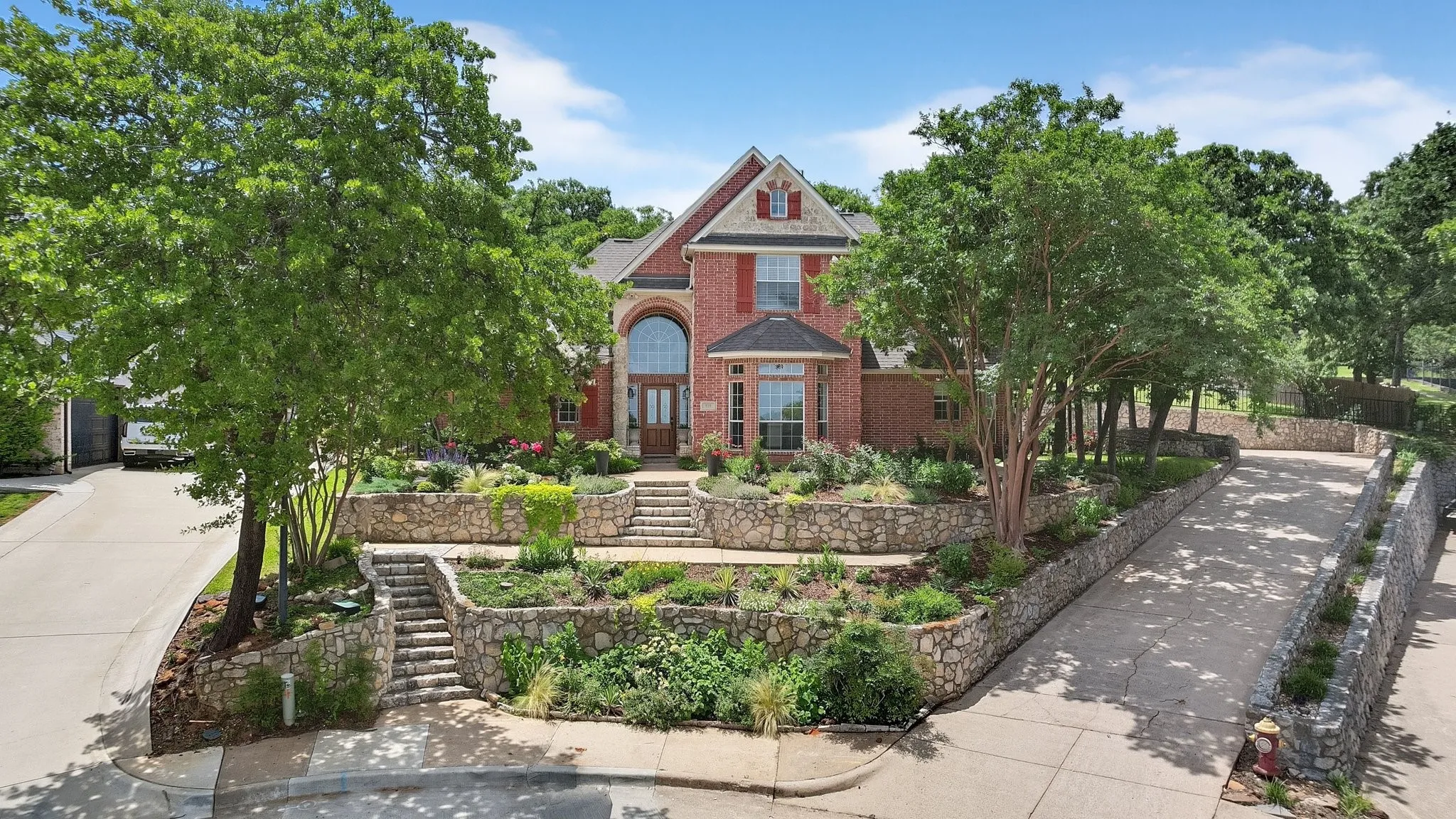Front elevation of 816 Lake View Ct. E in Deer Creek Estates, Crowley