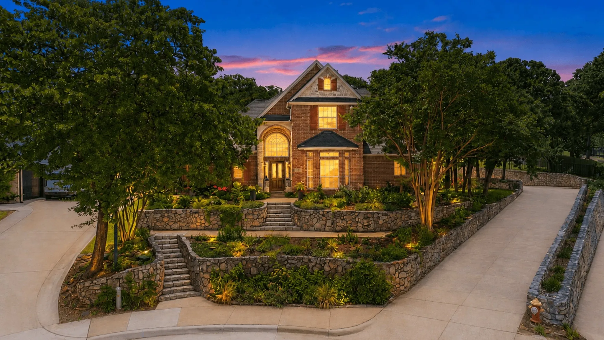 Front elevation of 816 Lake View Ct. E in Deer Creek Estates, Crowley