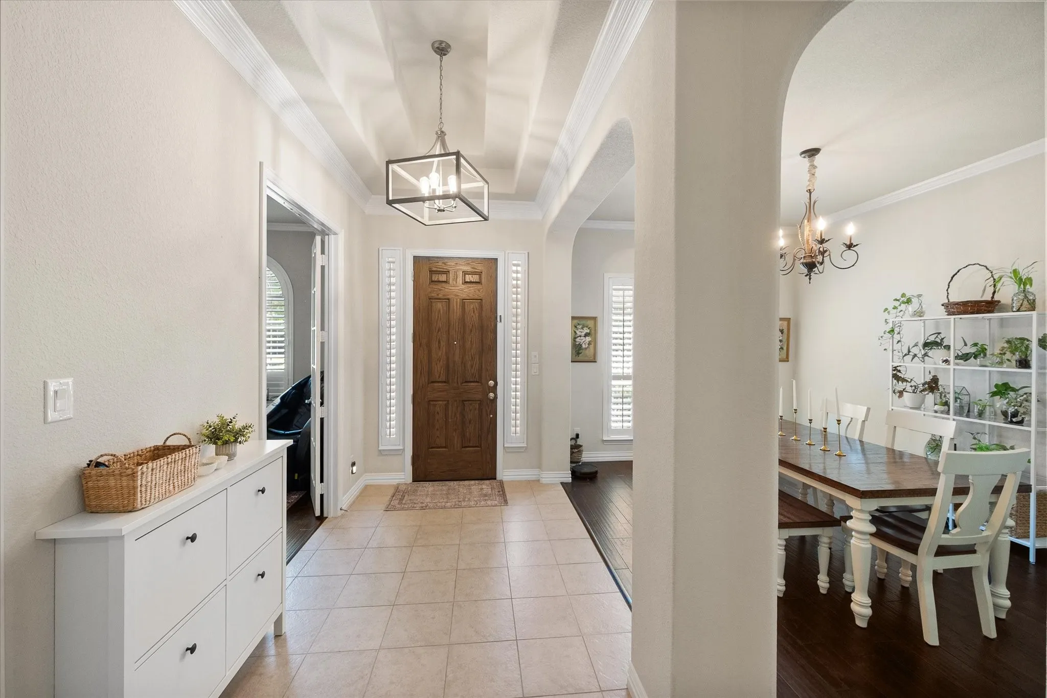 View facing front door