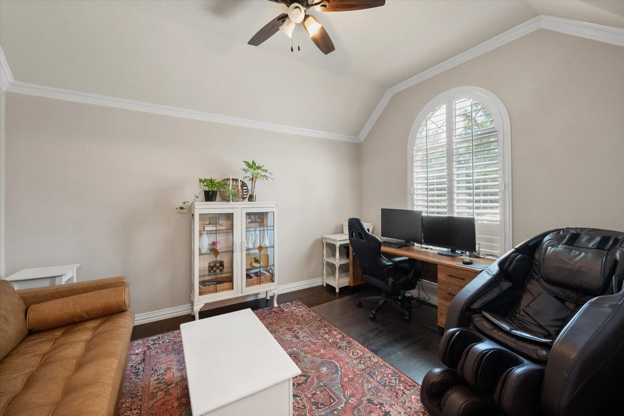 office with french doors