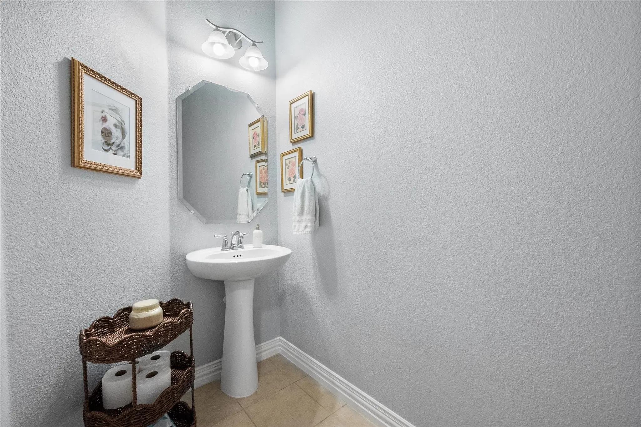Half bath located in front hallway