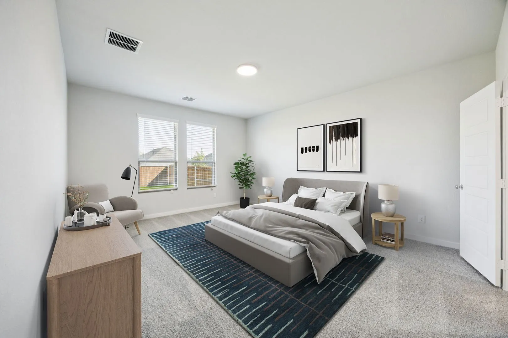 Primary Suite in the Masters home plan by Trophy Signature Homes – REPRESENTATIVE PHOTO